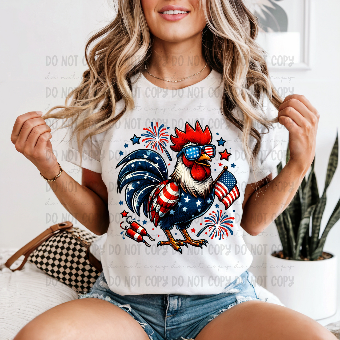 Patriotic Rooster - PNG