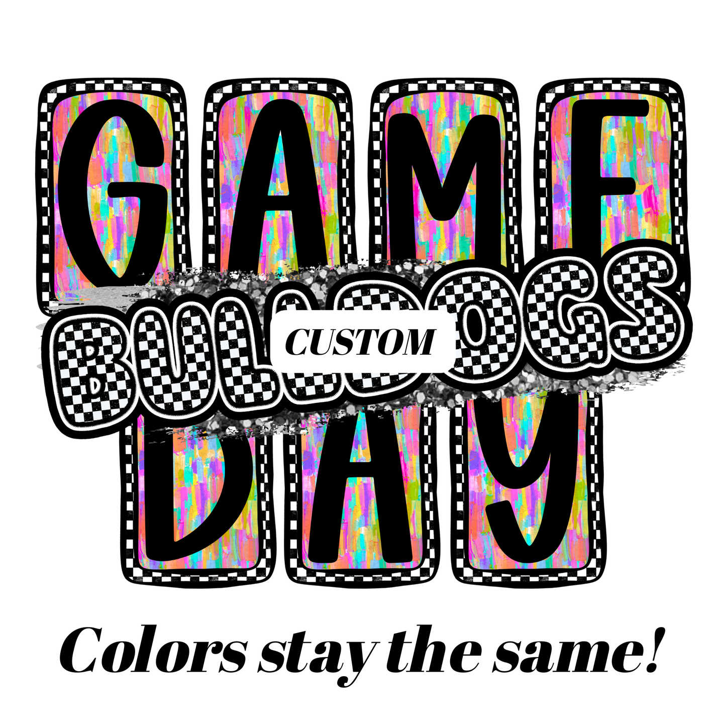 Preppy Game Day Custom