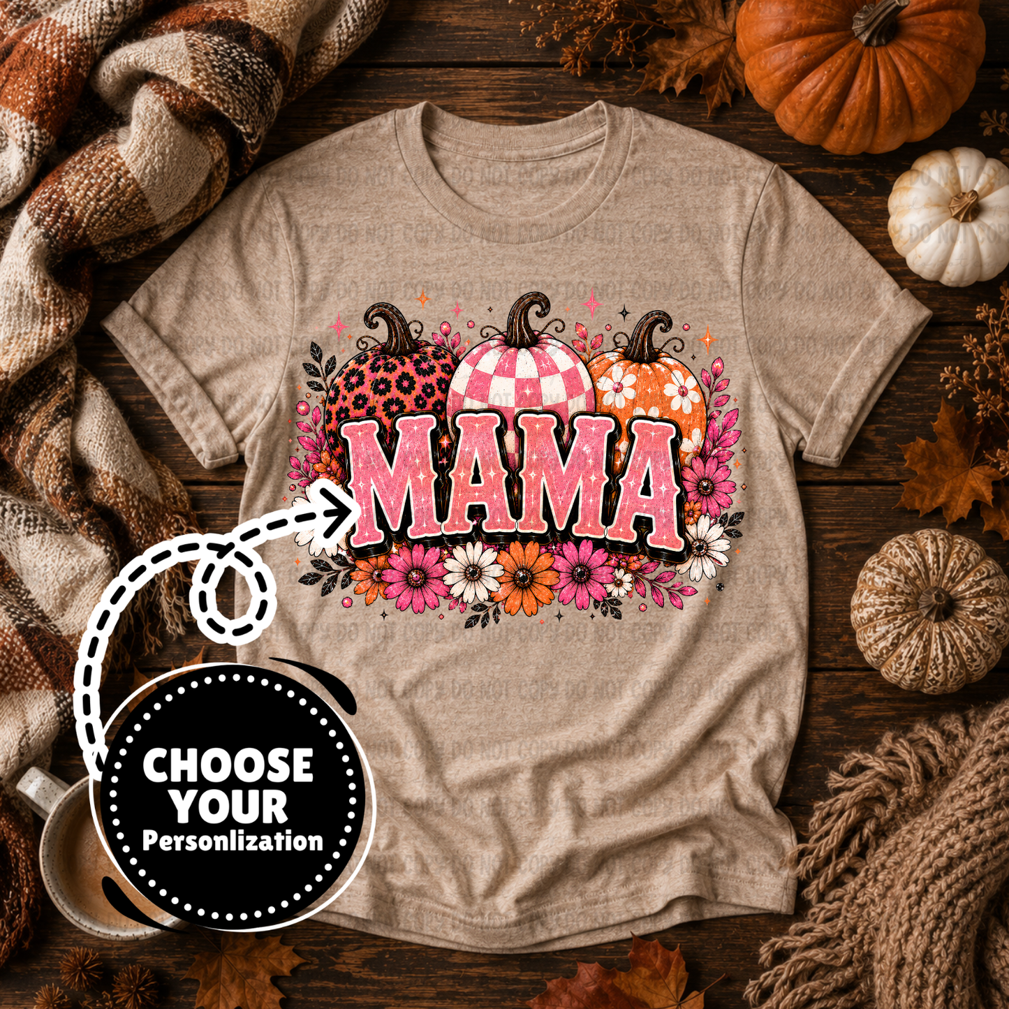 Retro Pumpkins Title/Occupation - Customize Yours - PNG