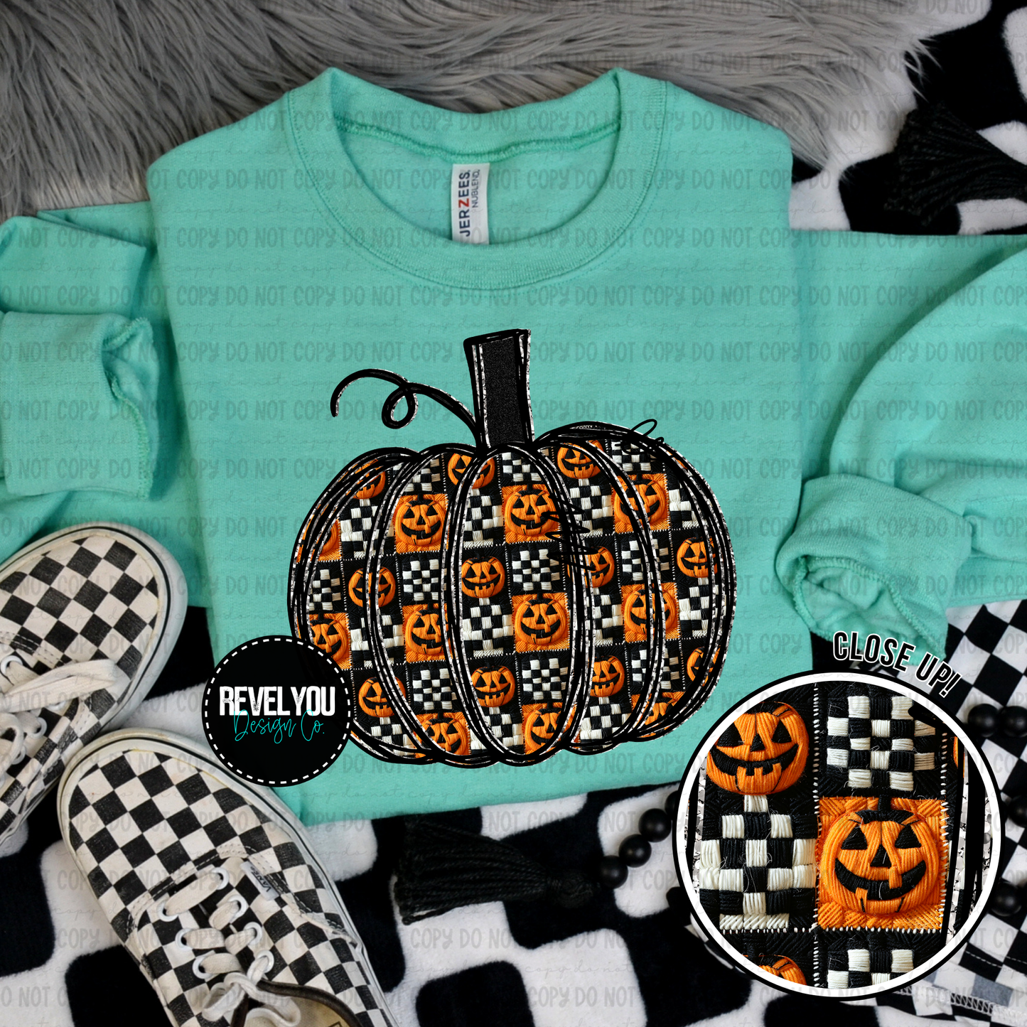 Quilted Pumpkin - PNG
