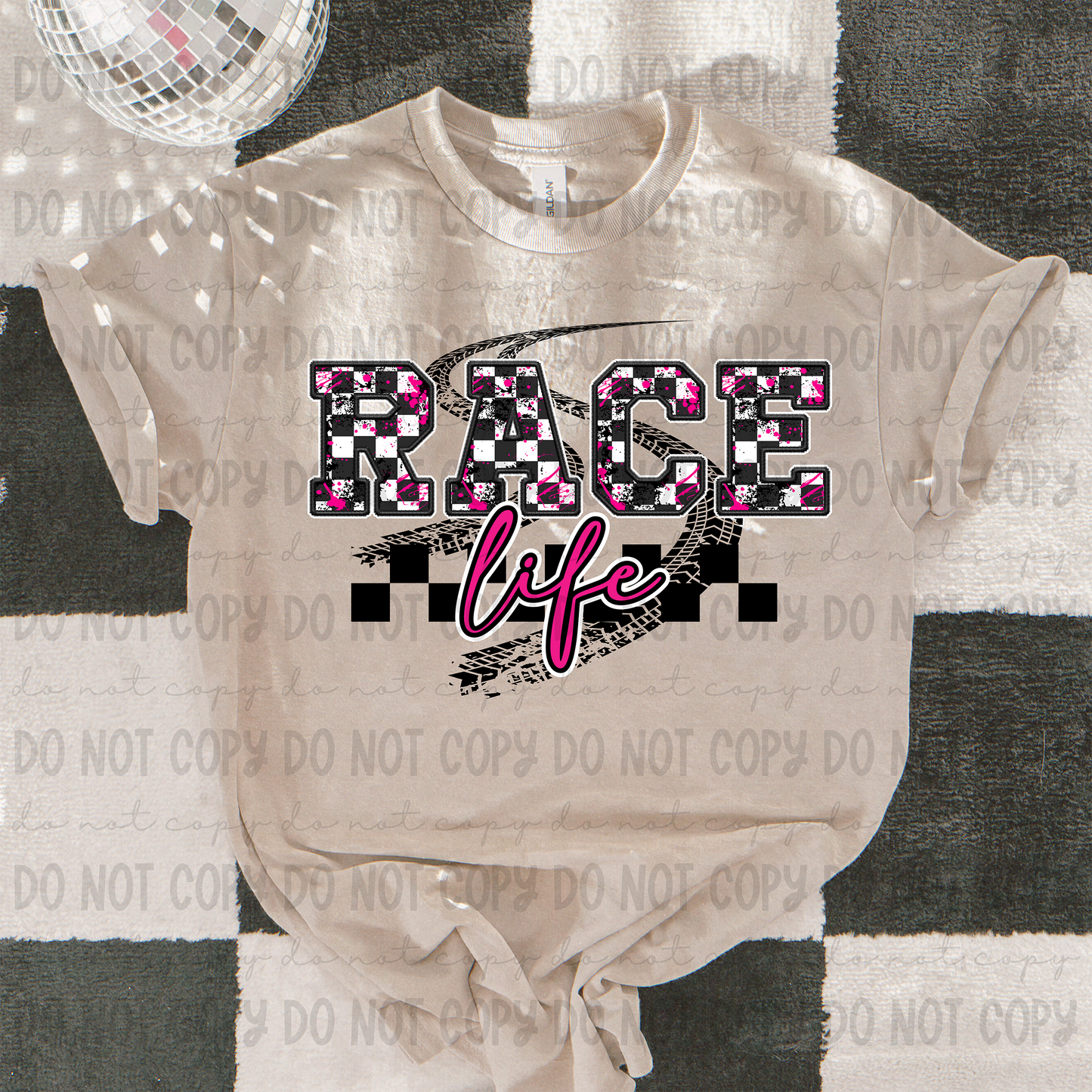 Race Life Pink - PNG