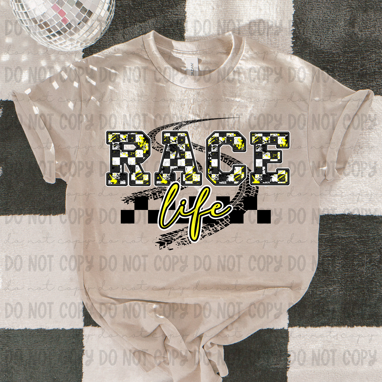 Race Life Yellow - PNG