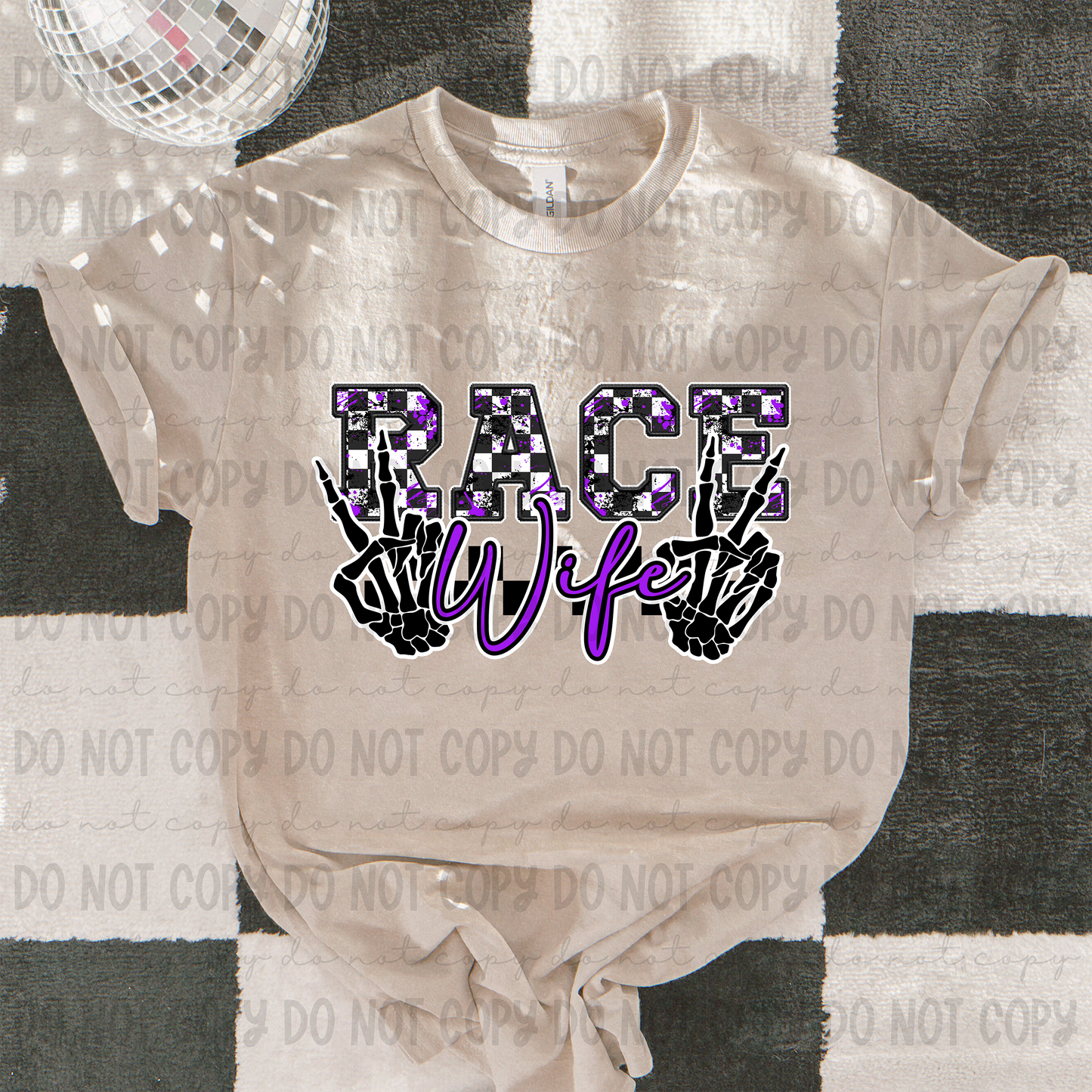 Race Wife Purple - PNG