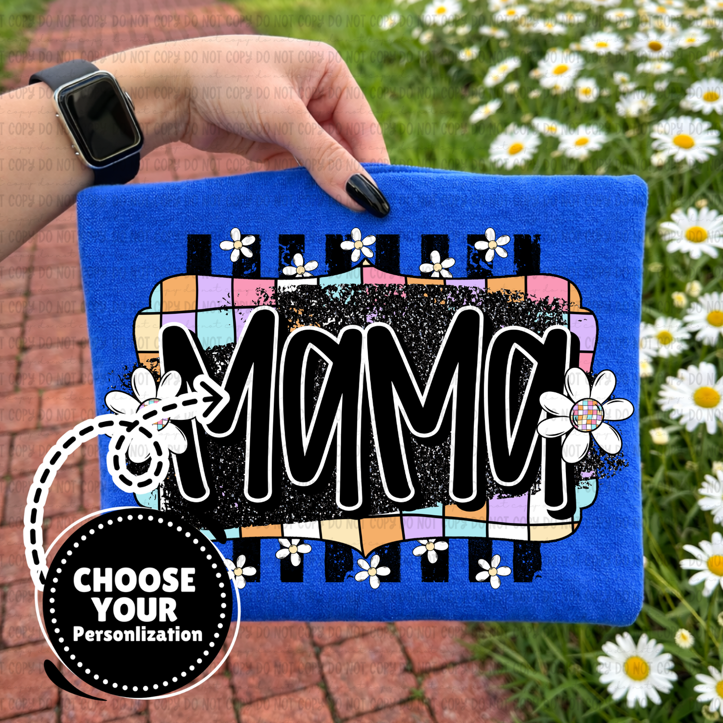 Disco Daisy Retro Title/Occupation - Customize Yours - PNG