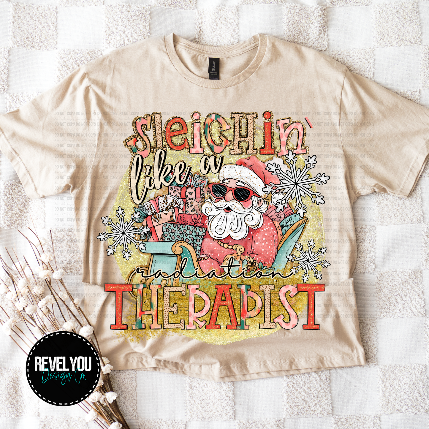 Sleighin' Like Radiation Therapist - PNG