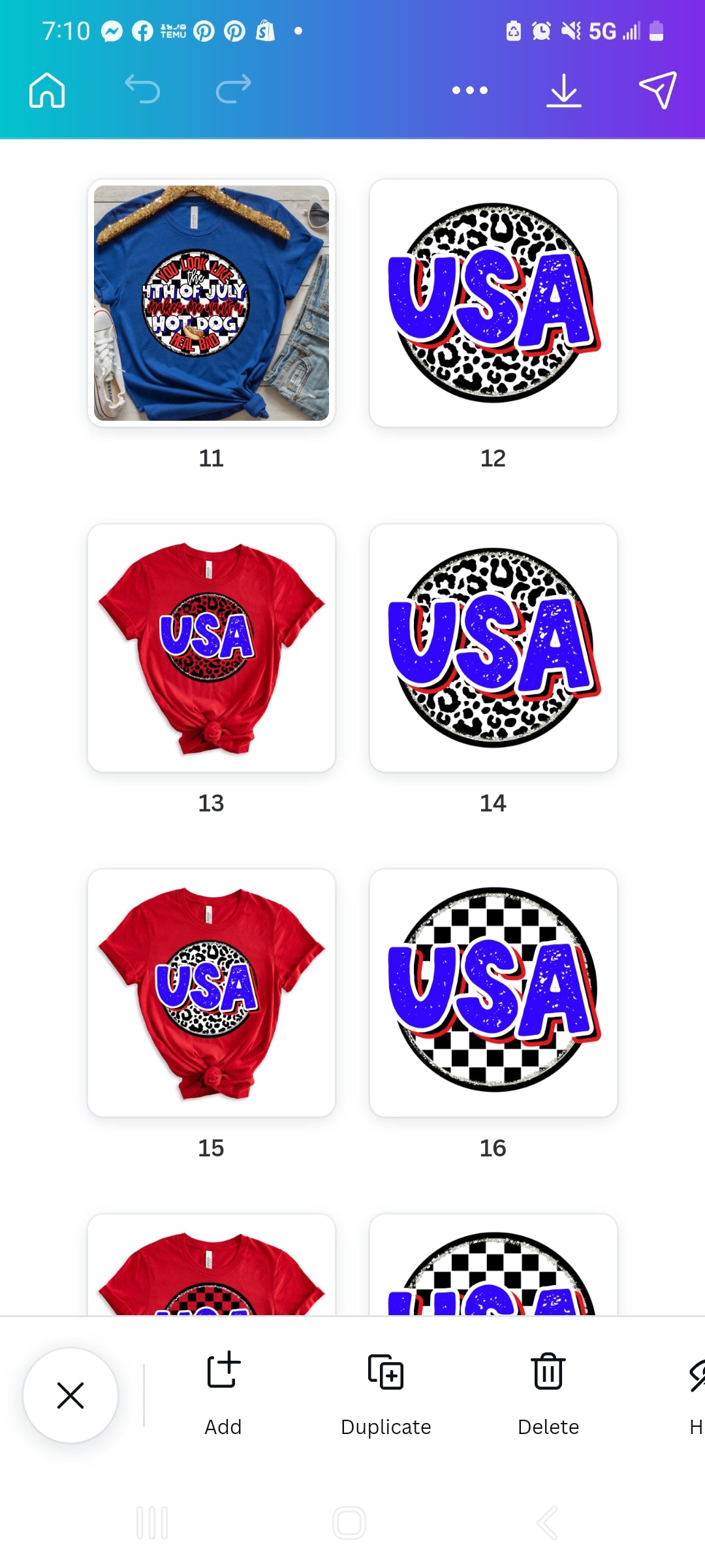 Patriotic Bundle Drive Folder - PNG