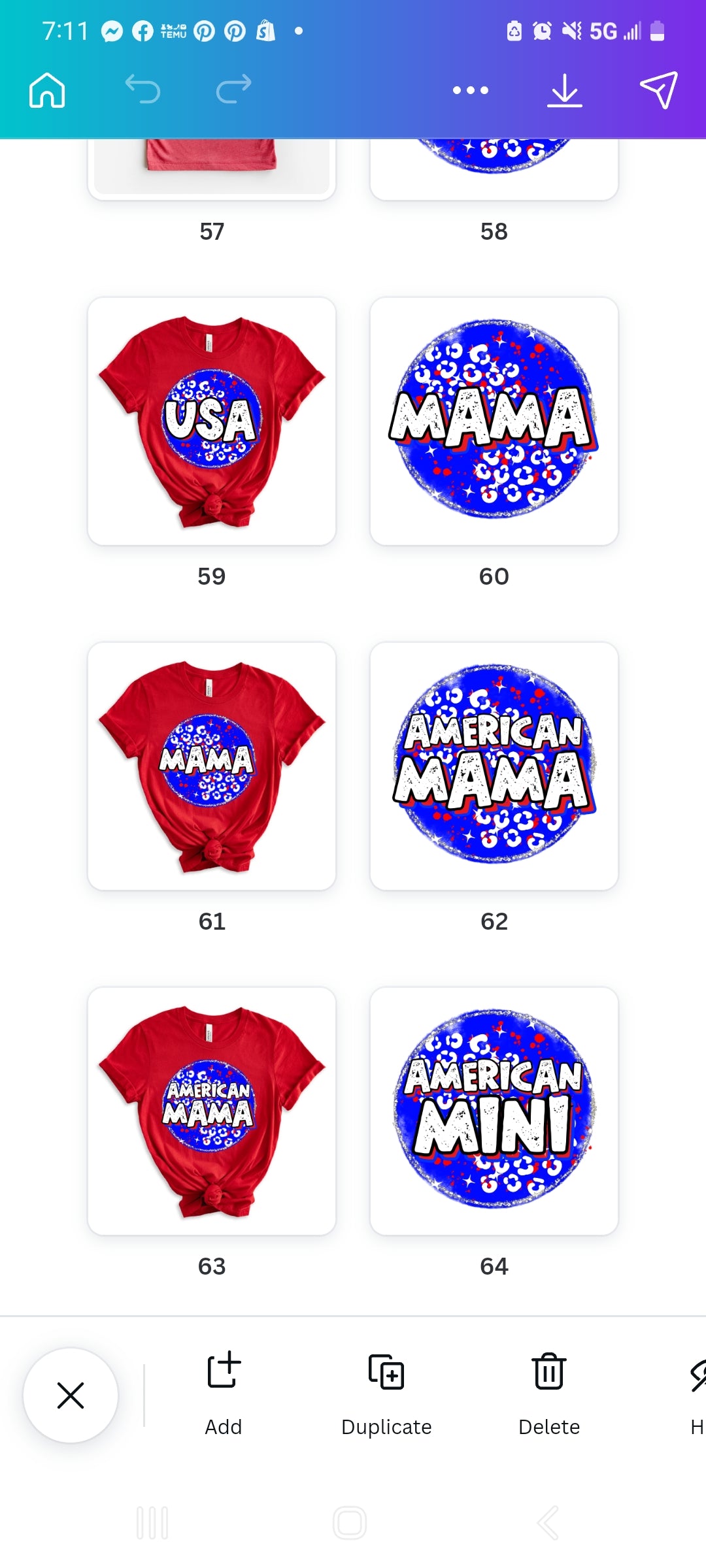 Patriotic Bundle Drive Folder - PNG