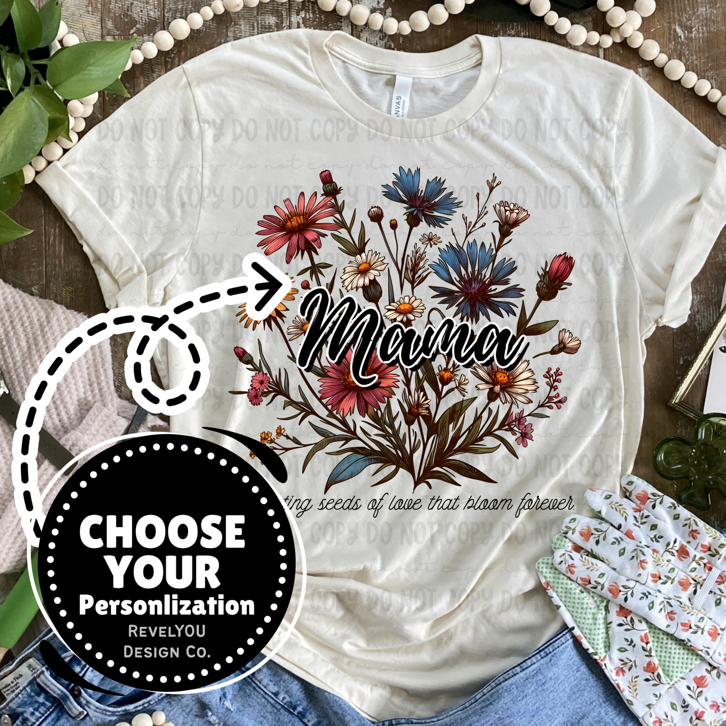 Seeds Of Love That Grow Forever - Customize Yours - PNG