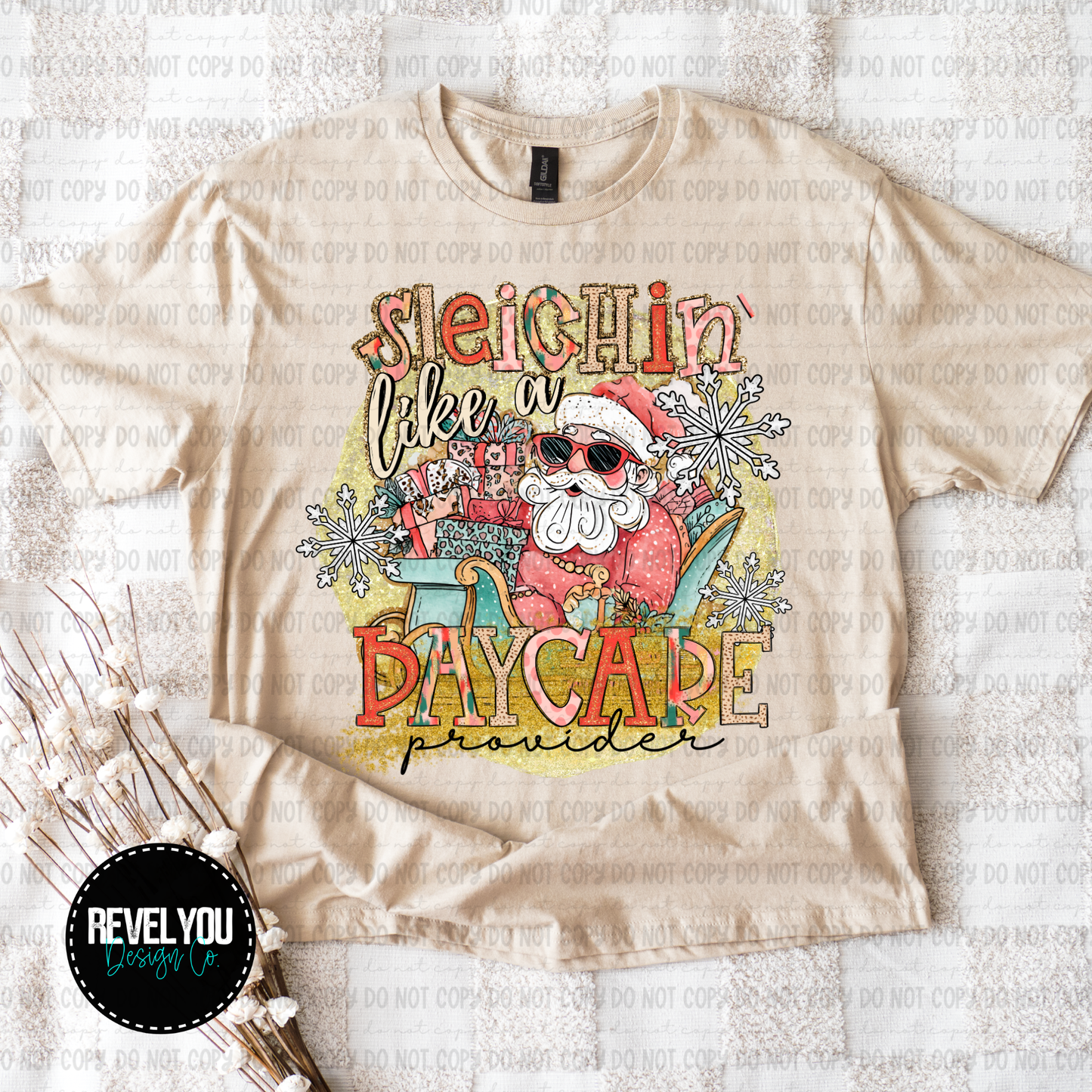 Sleighin' Like A Daycare Provider - PNG