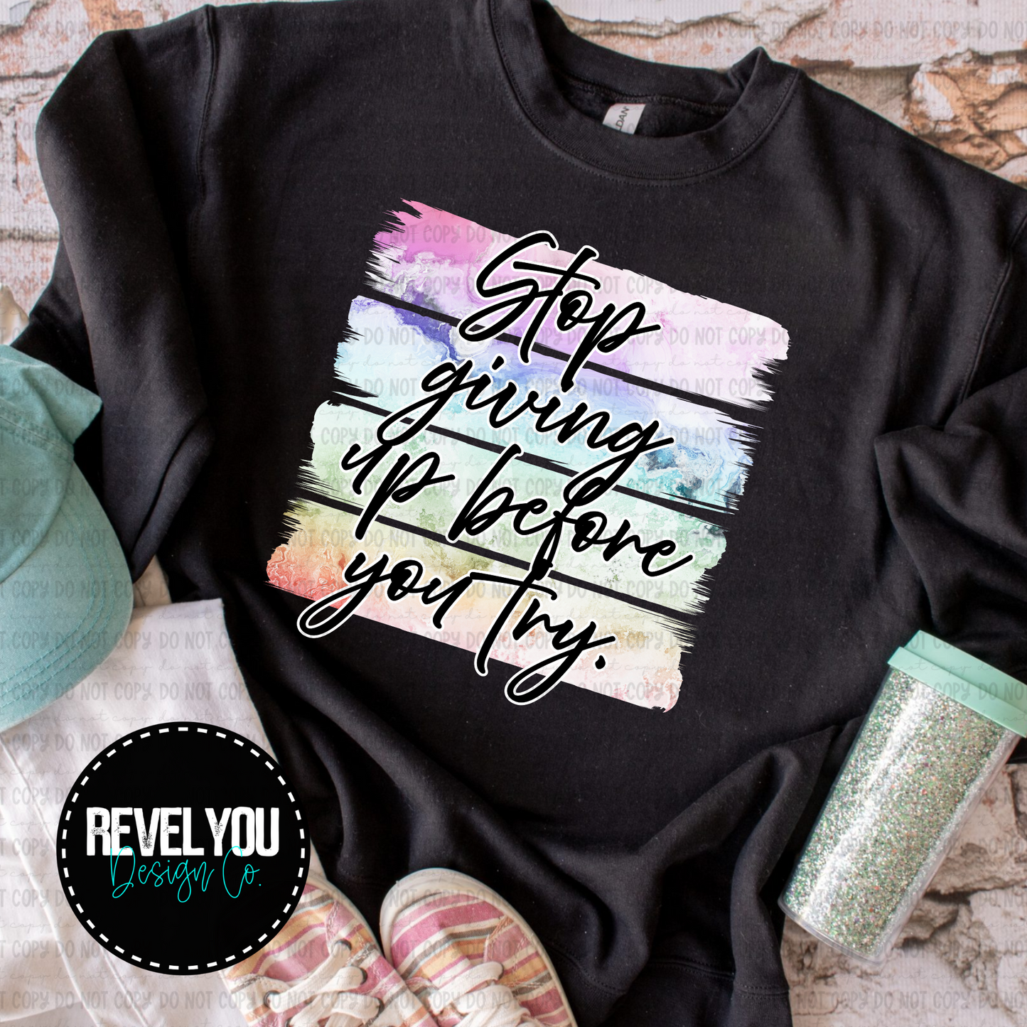 Stop Giving Up Before You Try Watercolor - PNG