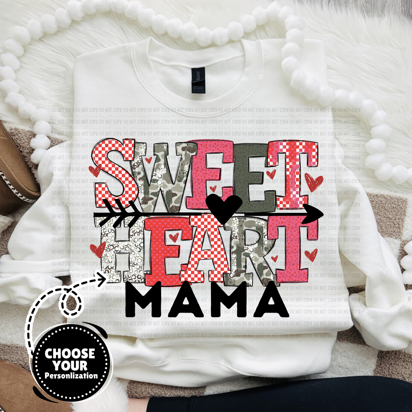 Sweatheart Title - Customize Yours - PNG