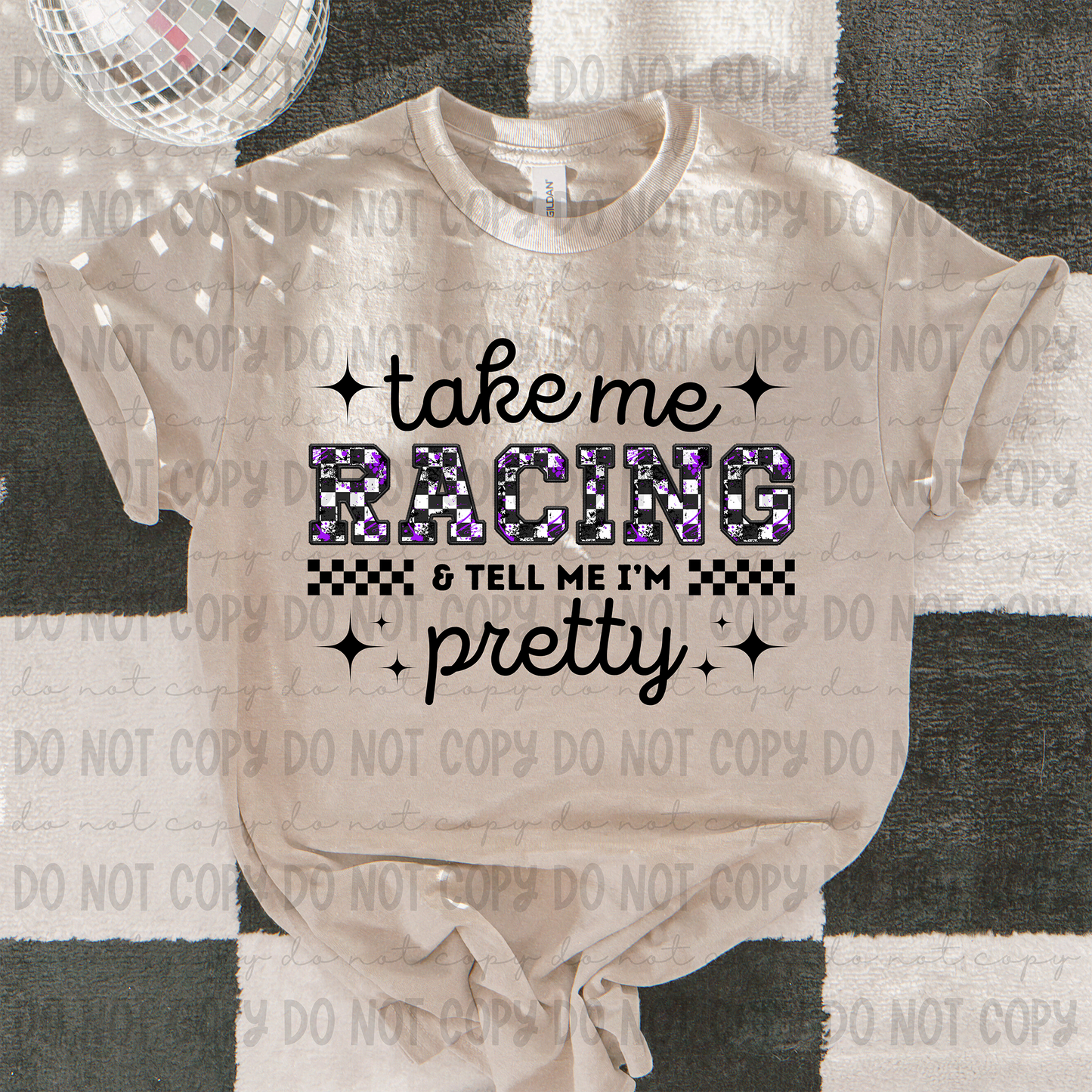 Take Me Racing Purple - PNG