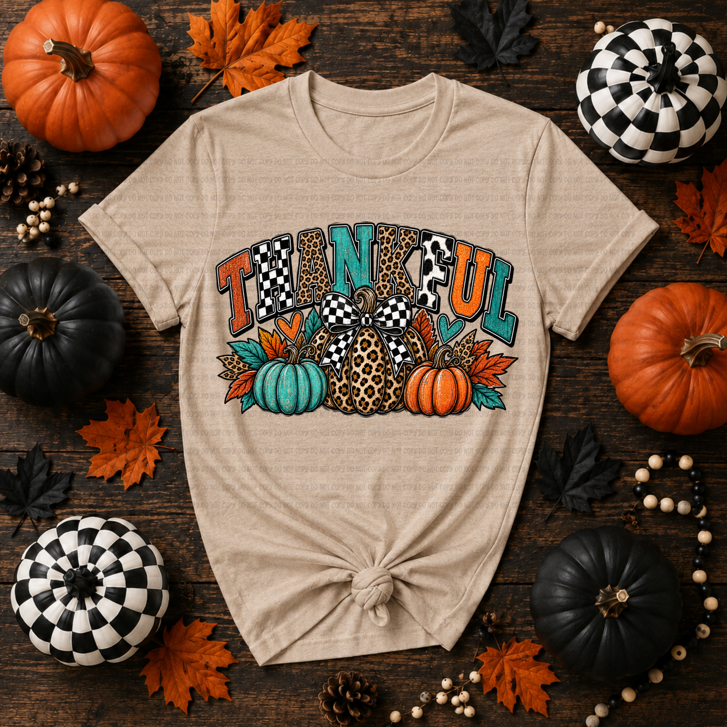 Thankful Pumpkins - PNG