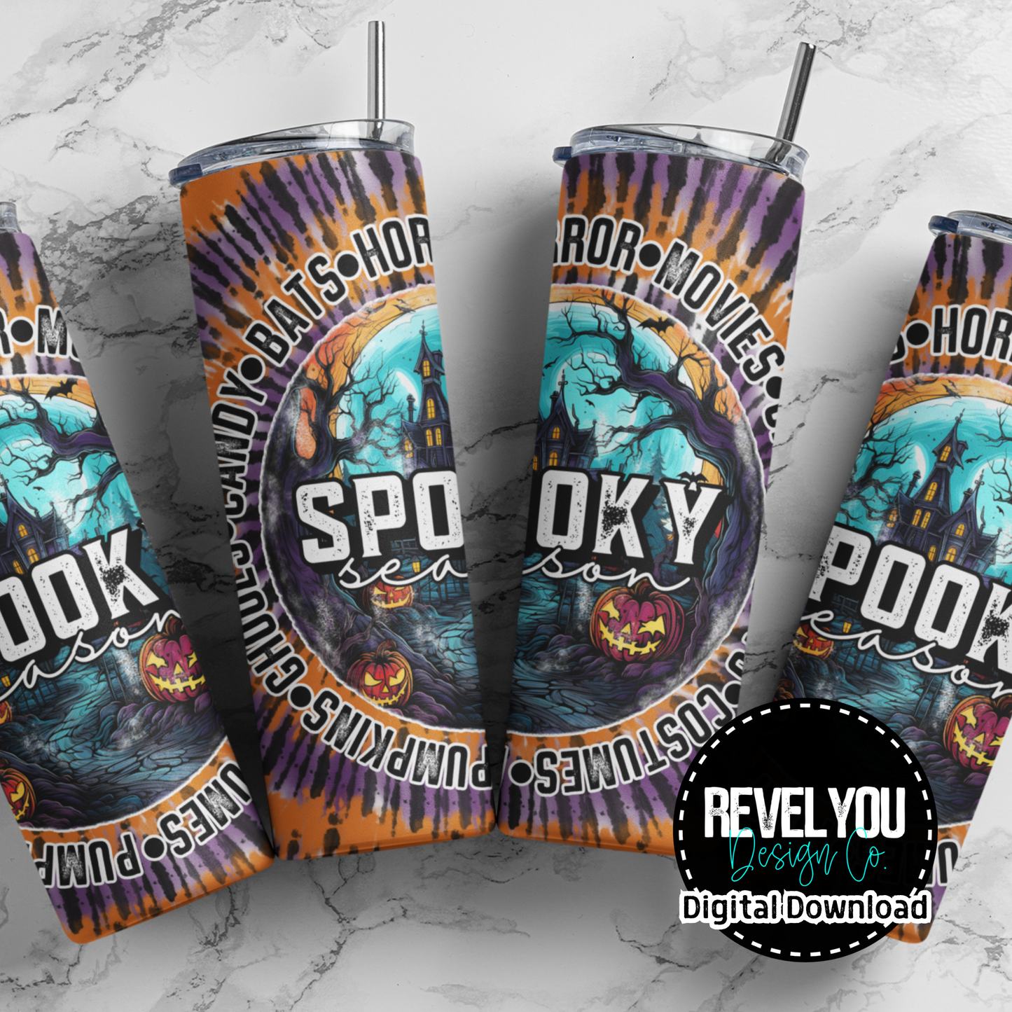 Spooky Season TD - Digital Tumbler PNG