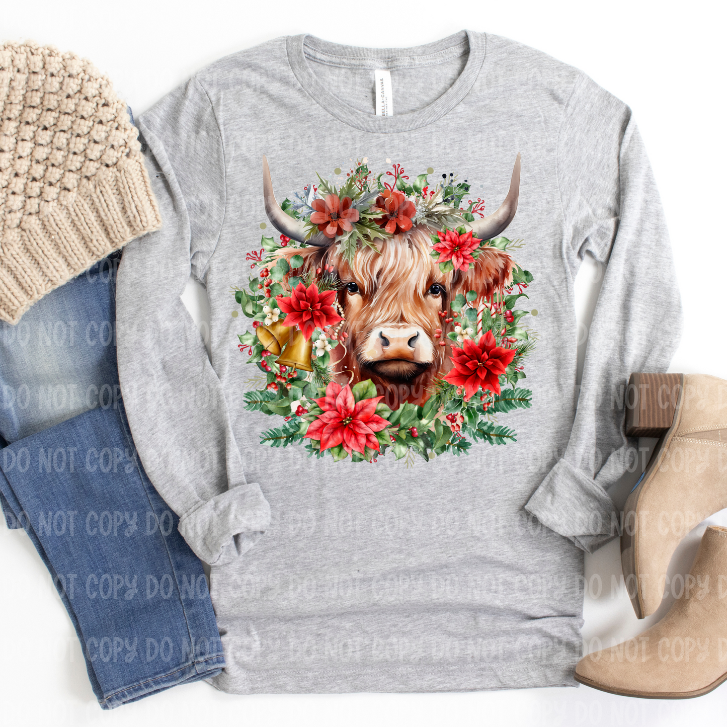 Christmas Cow - PNG