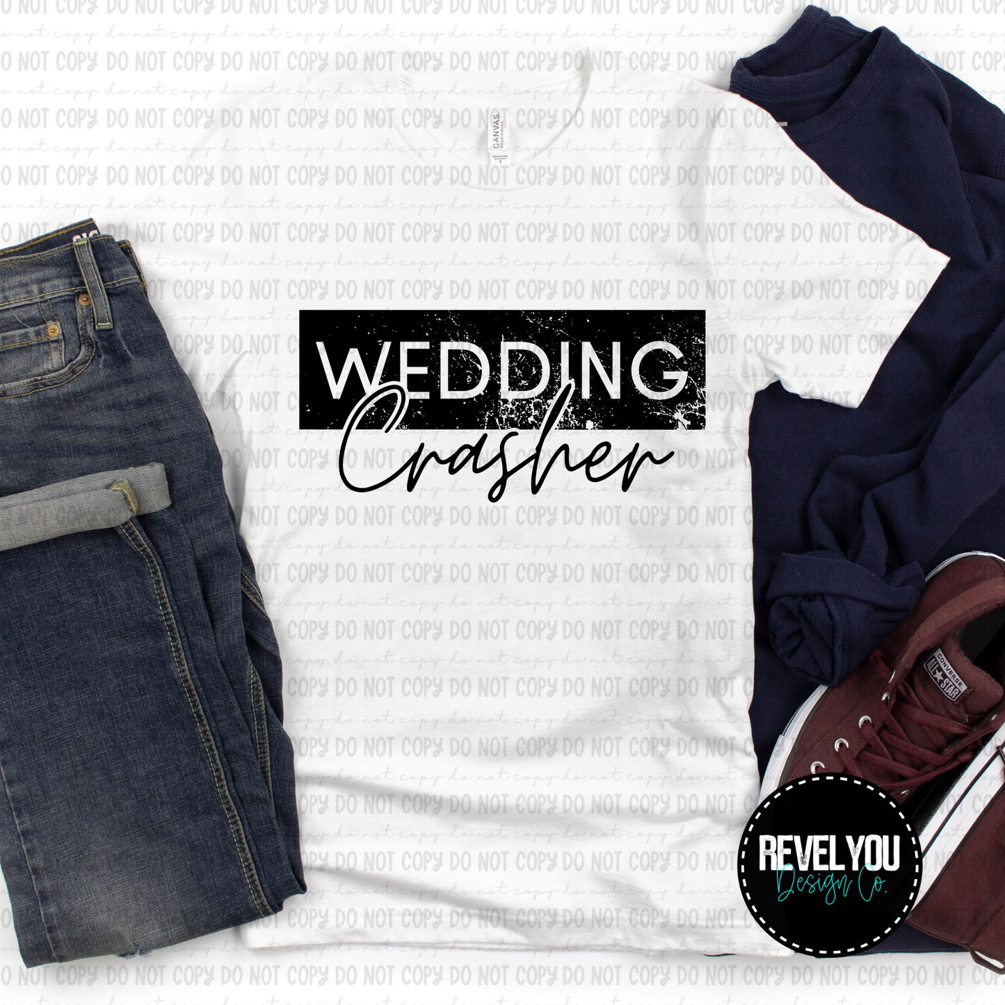 Wedding Crasher - Black White Set - PNG