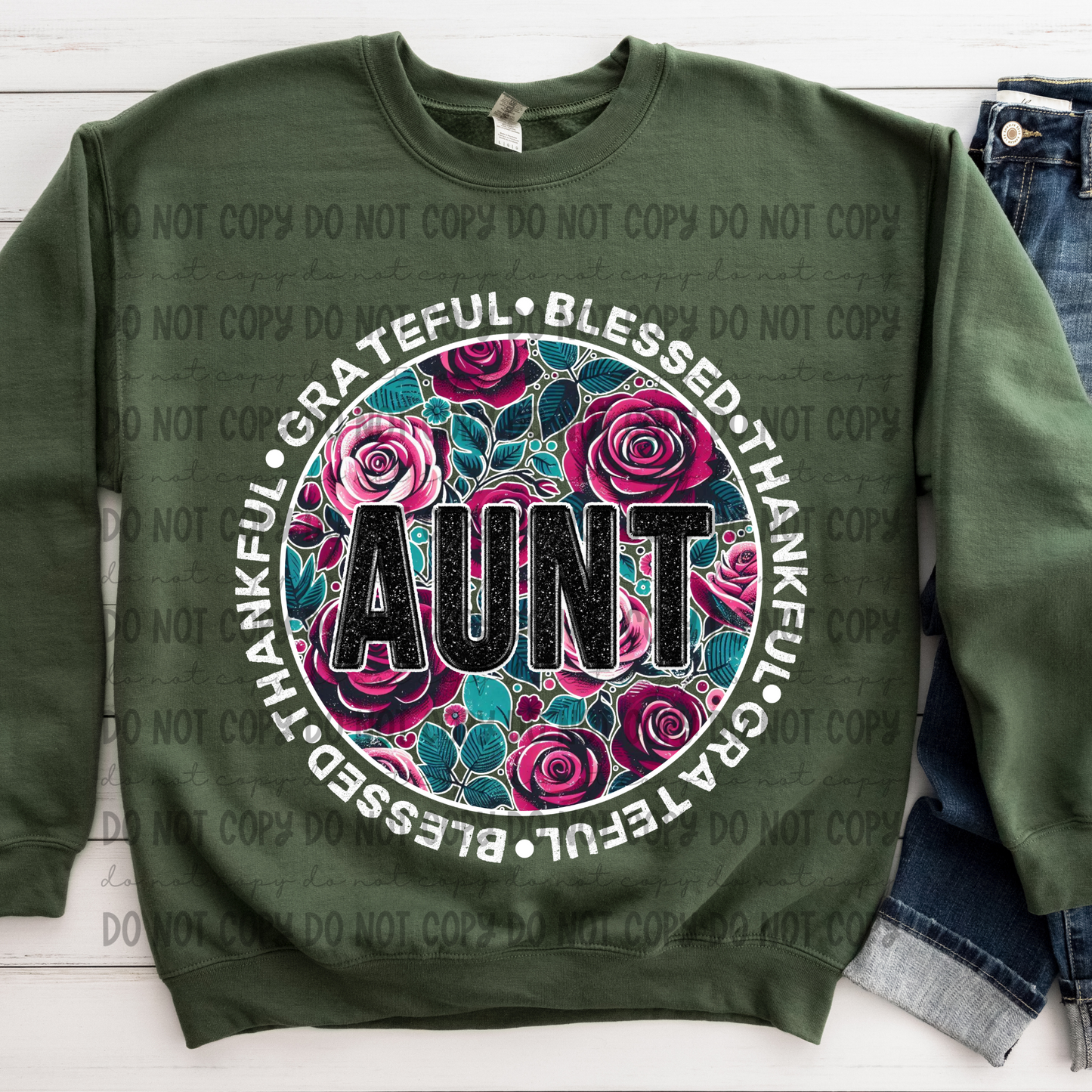AUNT Thankful Circle - PNG