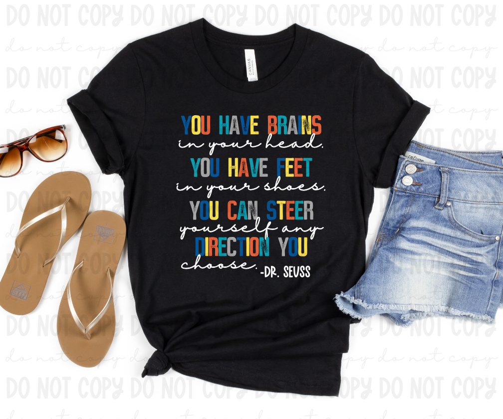 Brains In Your Head White Script