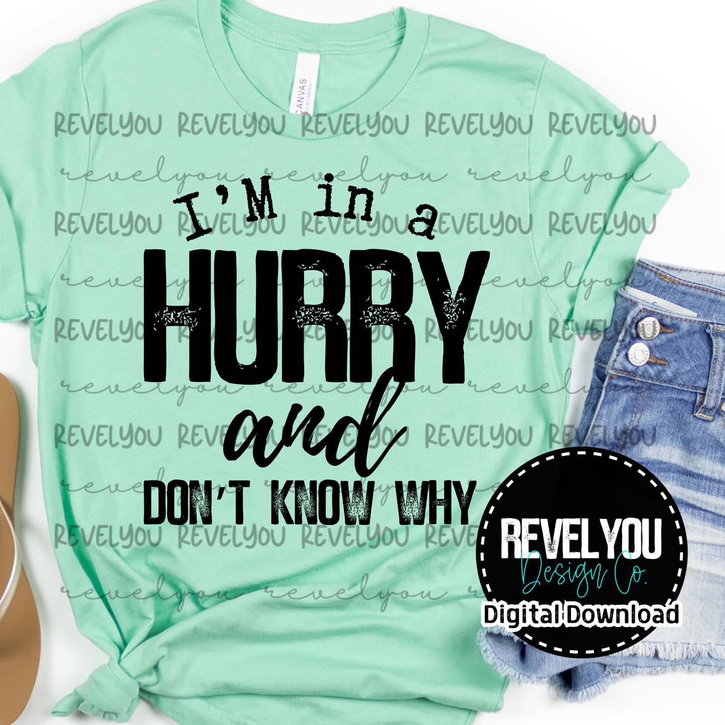 I’m In A Hurry - PNG