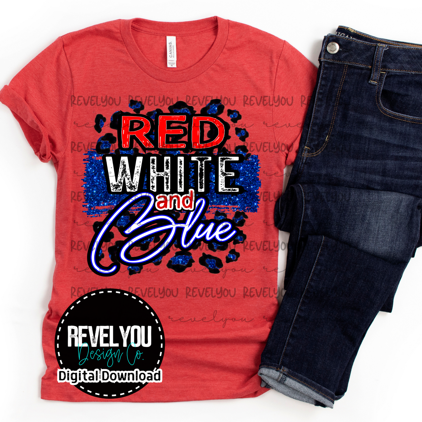 Red White And Blue - PNG