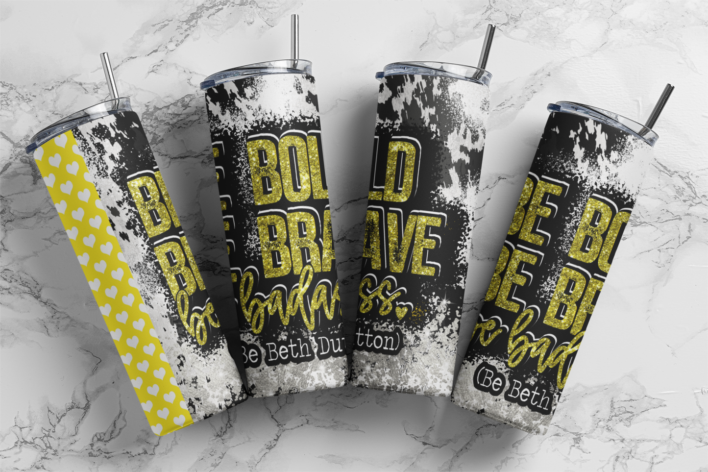 Be Badass, Be Beth Dutton - Digital Tumbler PNG