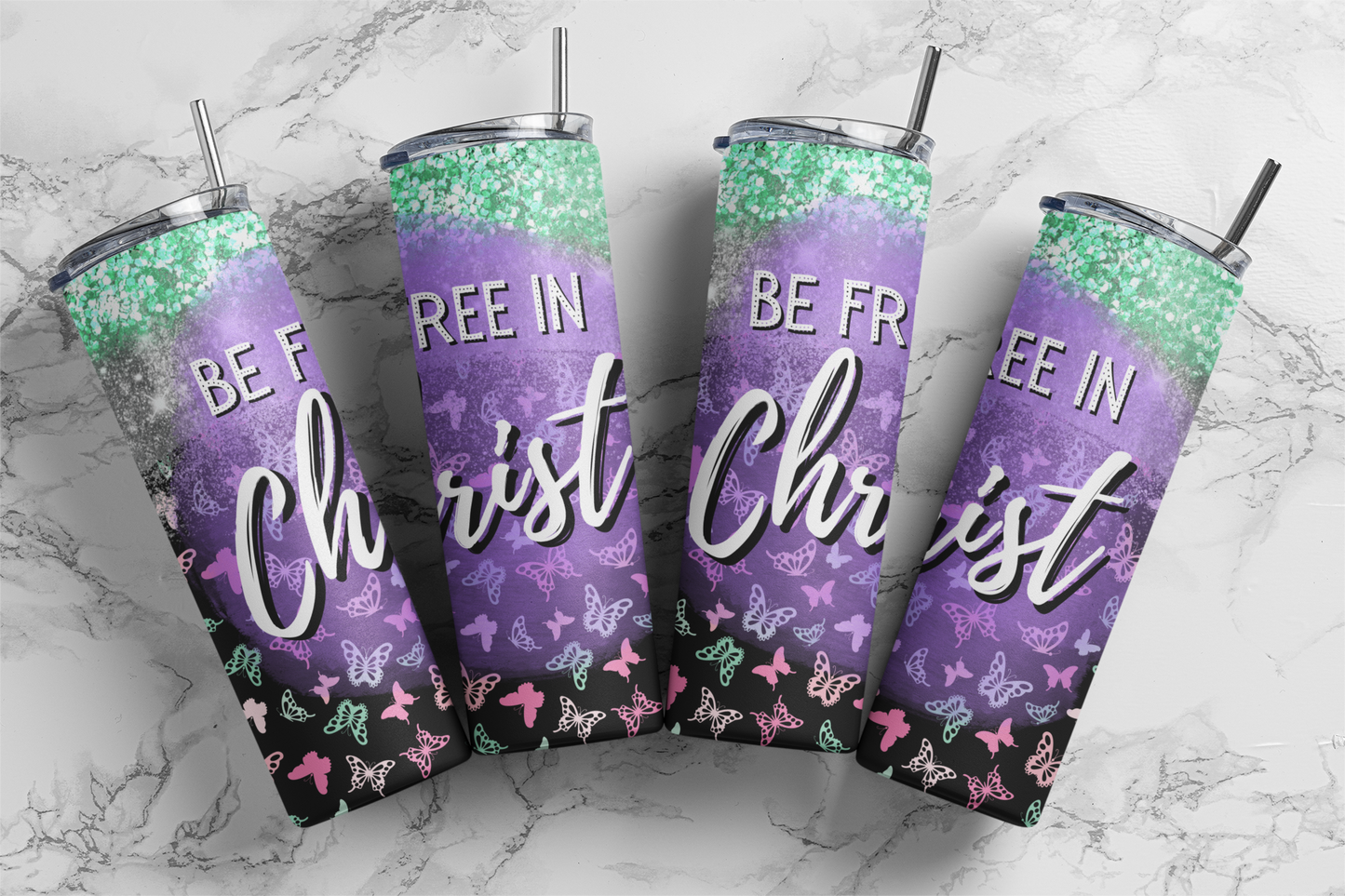 Free In Christ - Digital Tumbler PNG