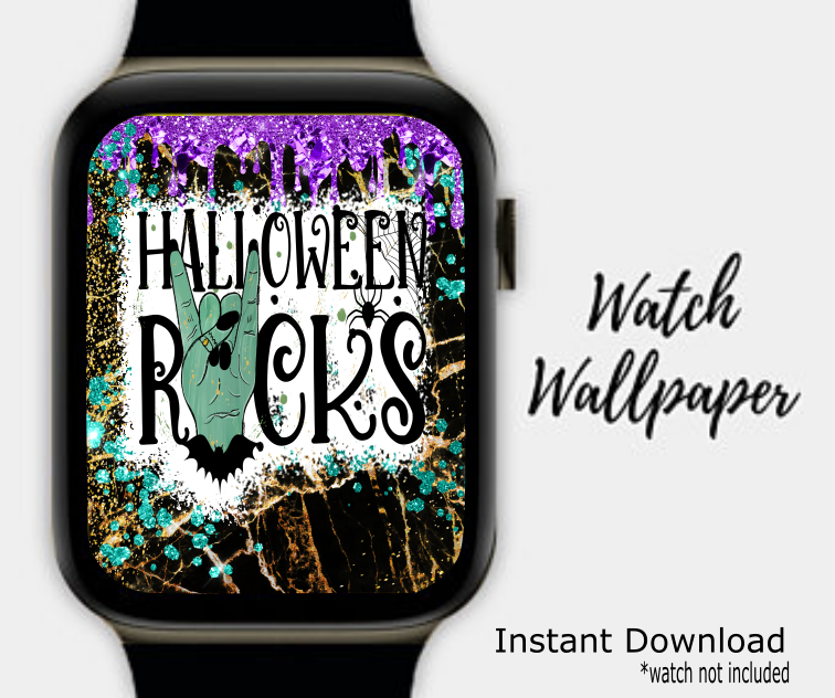 SMART WATCH WALLPAPER - Halloween Rocks