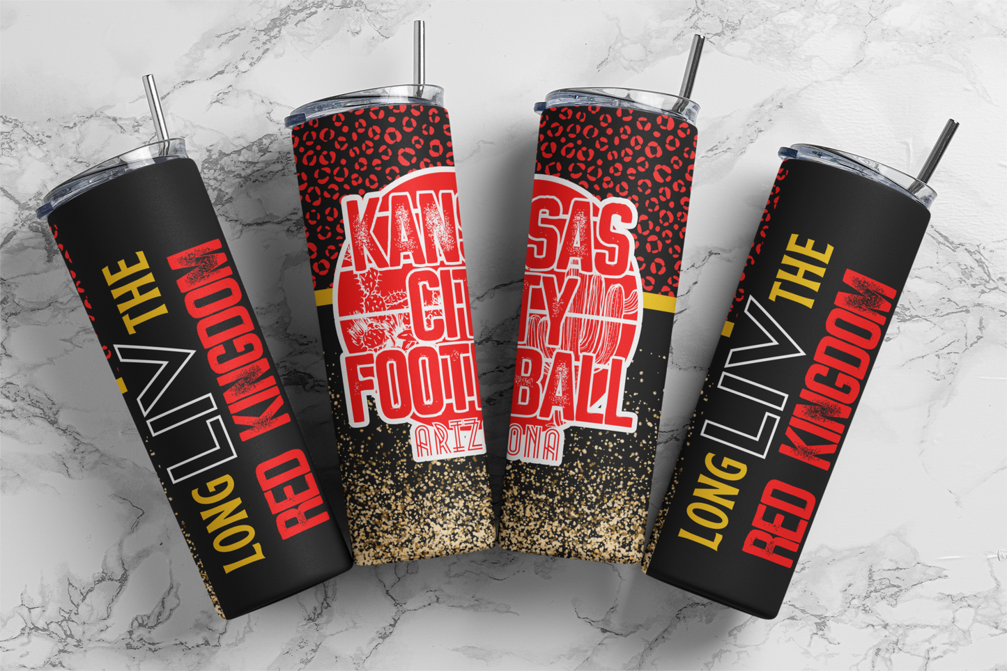 Arizona KC LIV Glitter Tumbler - Digital Tumbler PNG