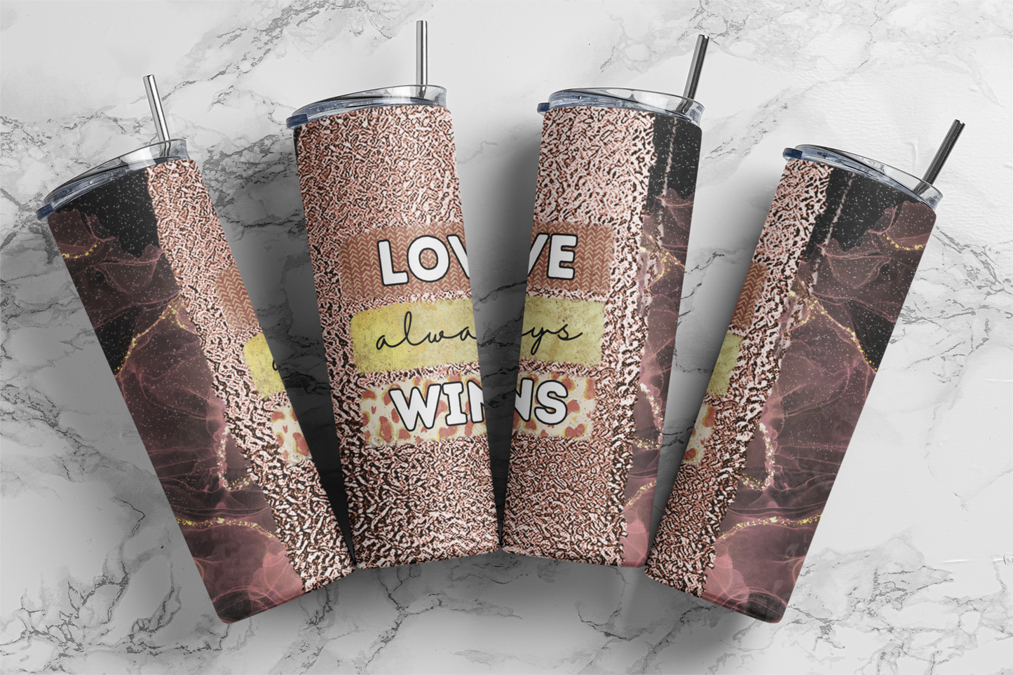 Love Always Wins - Digital Tumbler PNG