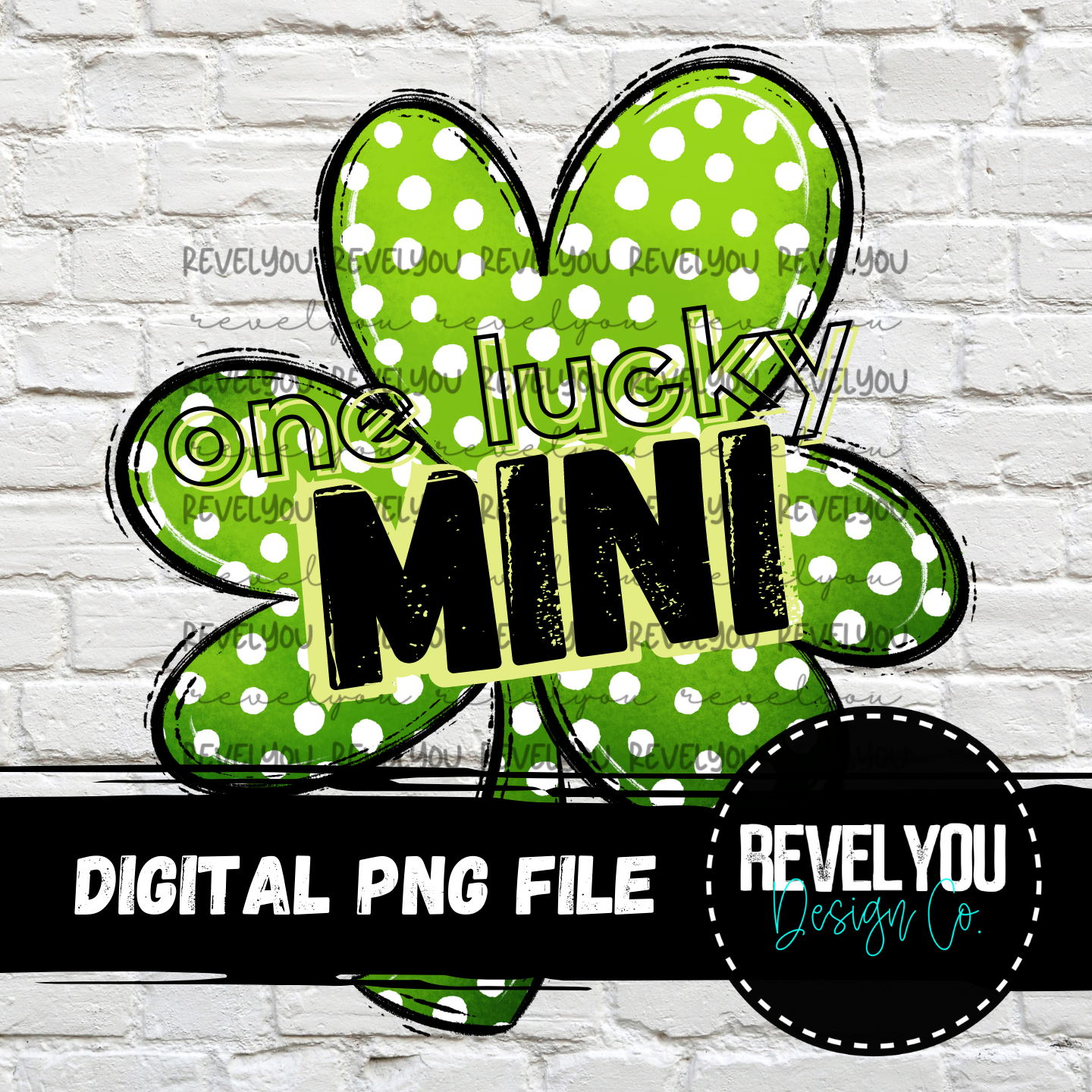 One Lucky Mini Green - PNG