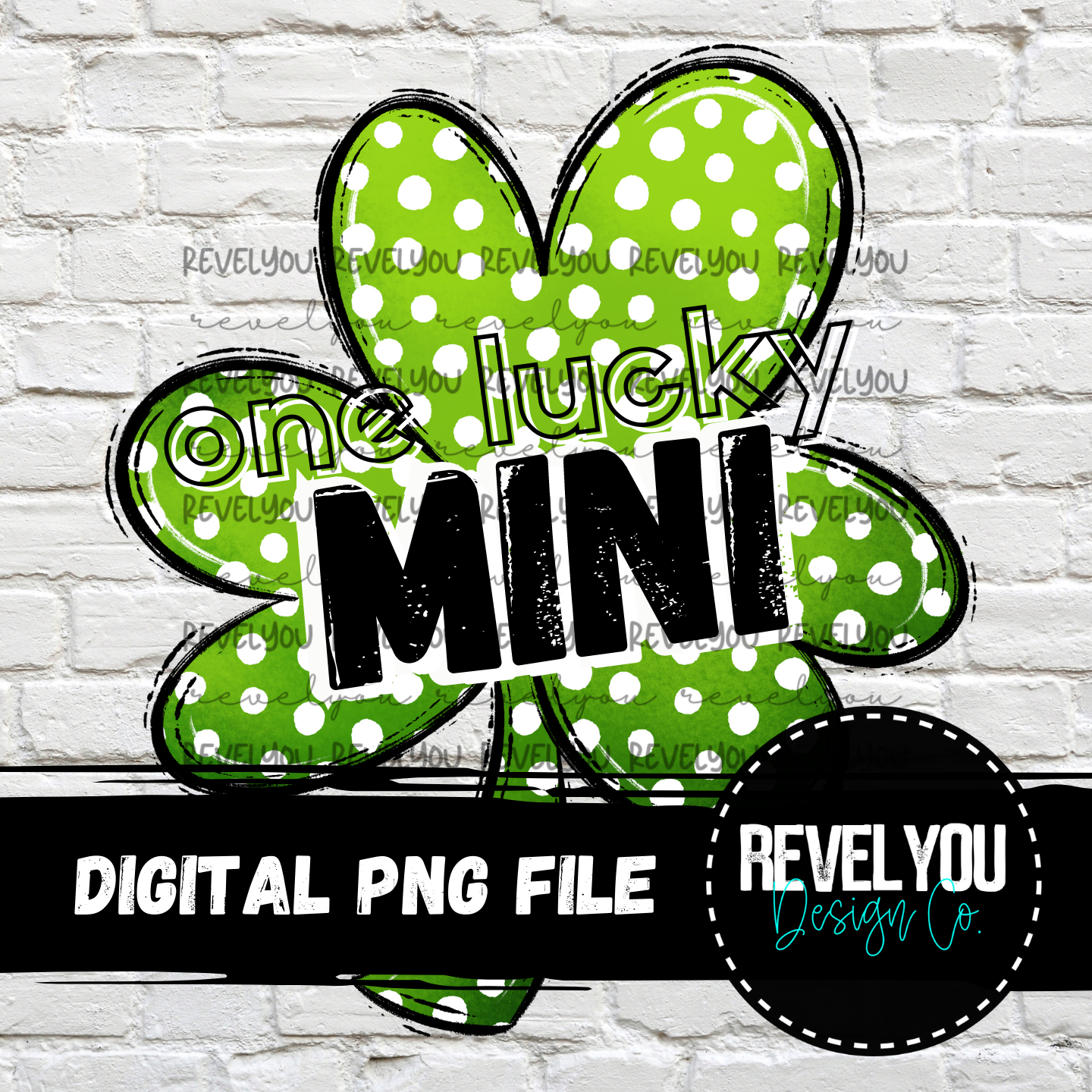 One Lucky Mini White - PNG