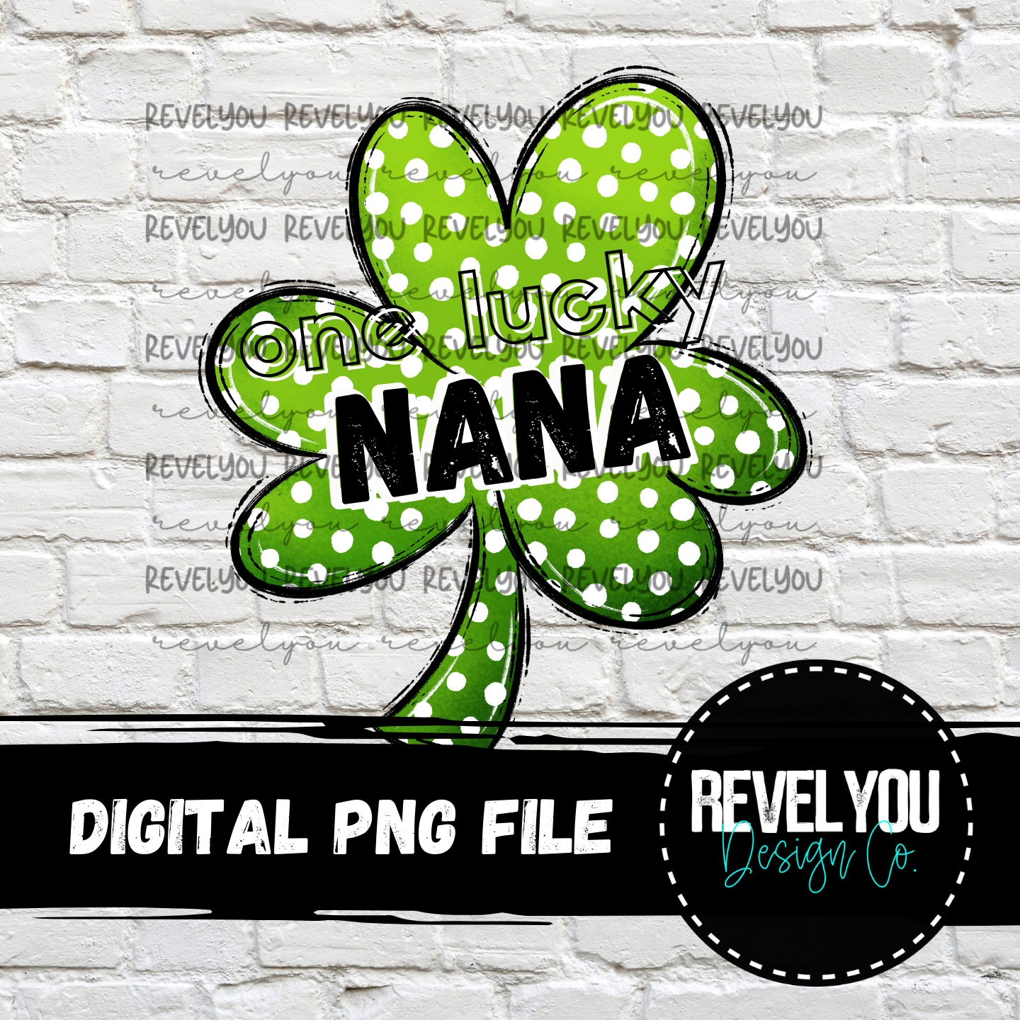 One Lucky Nana White - PNG