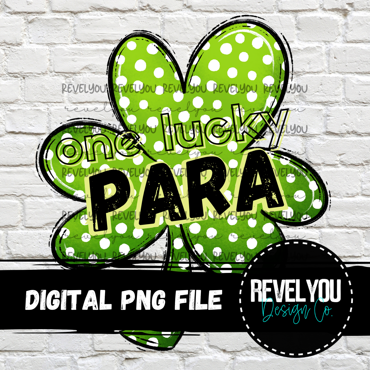 One Lucky Para Green - PNG