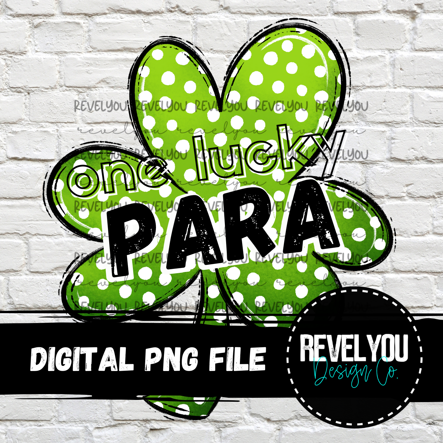 One Lucky Para White - PNG