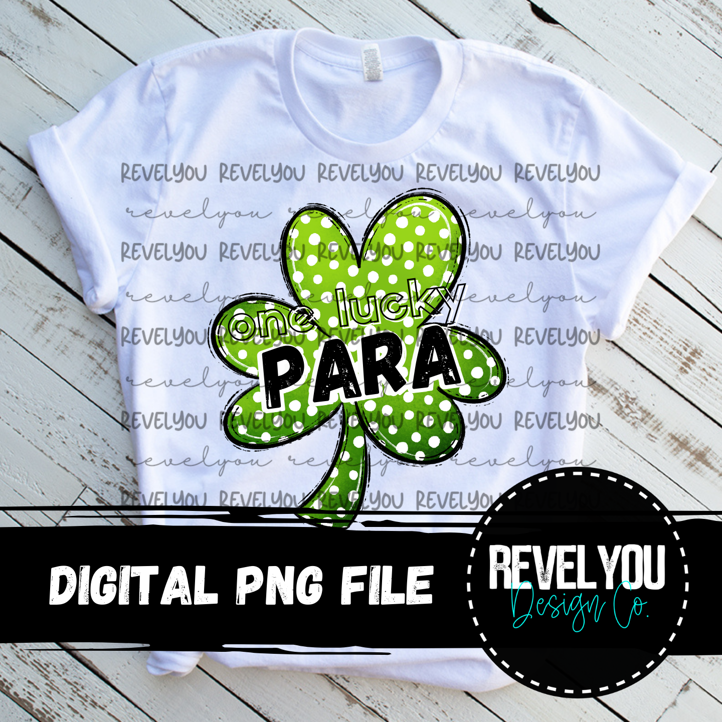 One Lucky Para White - PNG