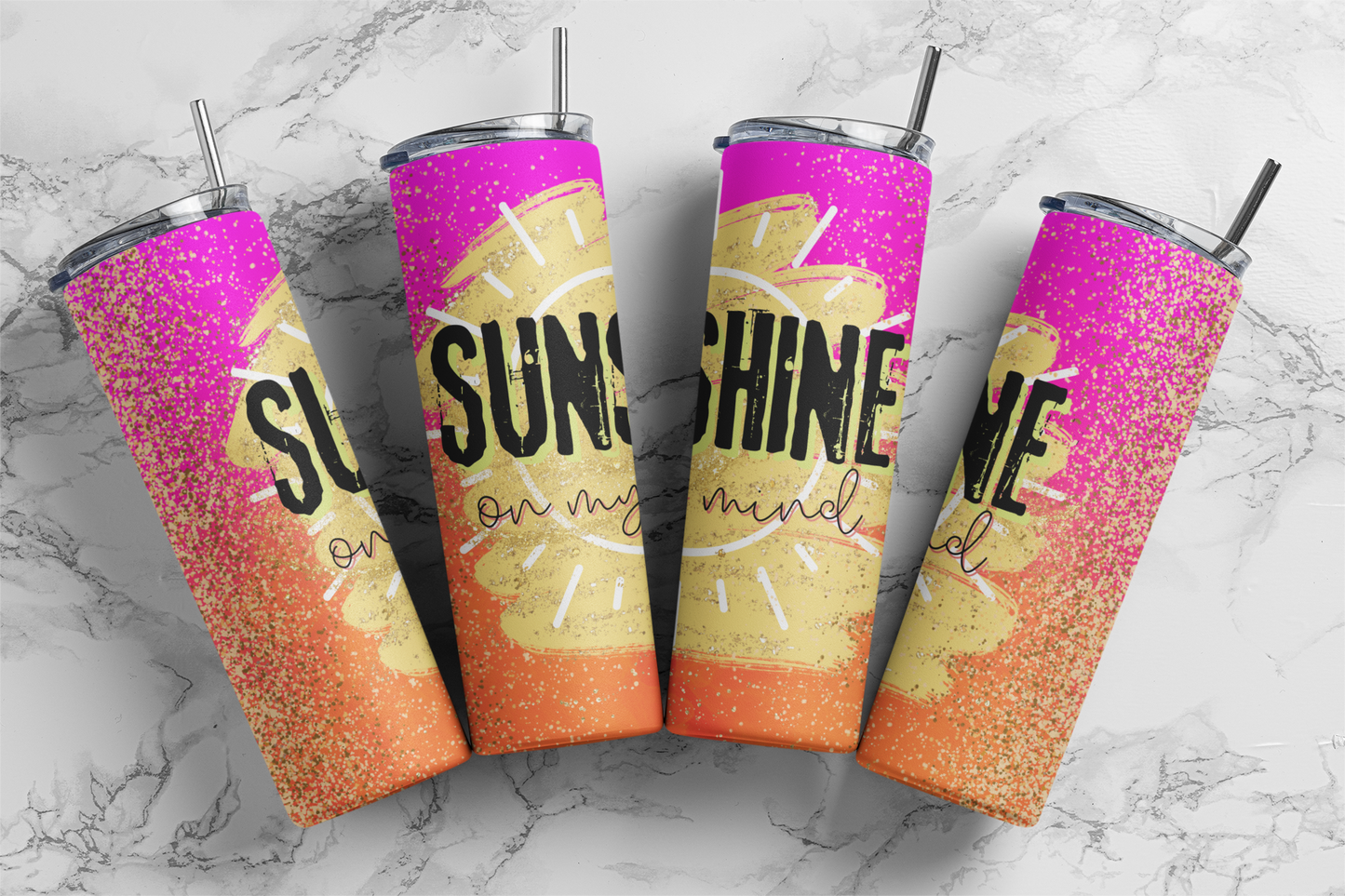 Sunshine On My Mind - Digital Tumbler PNG