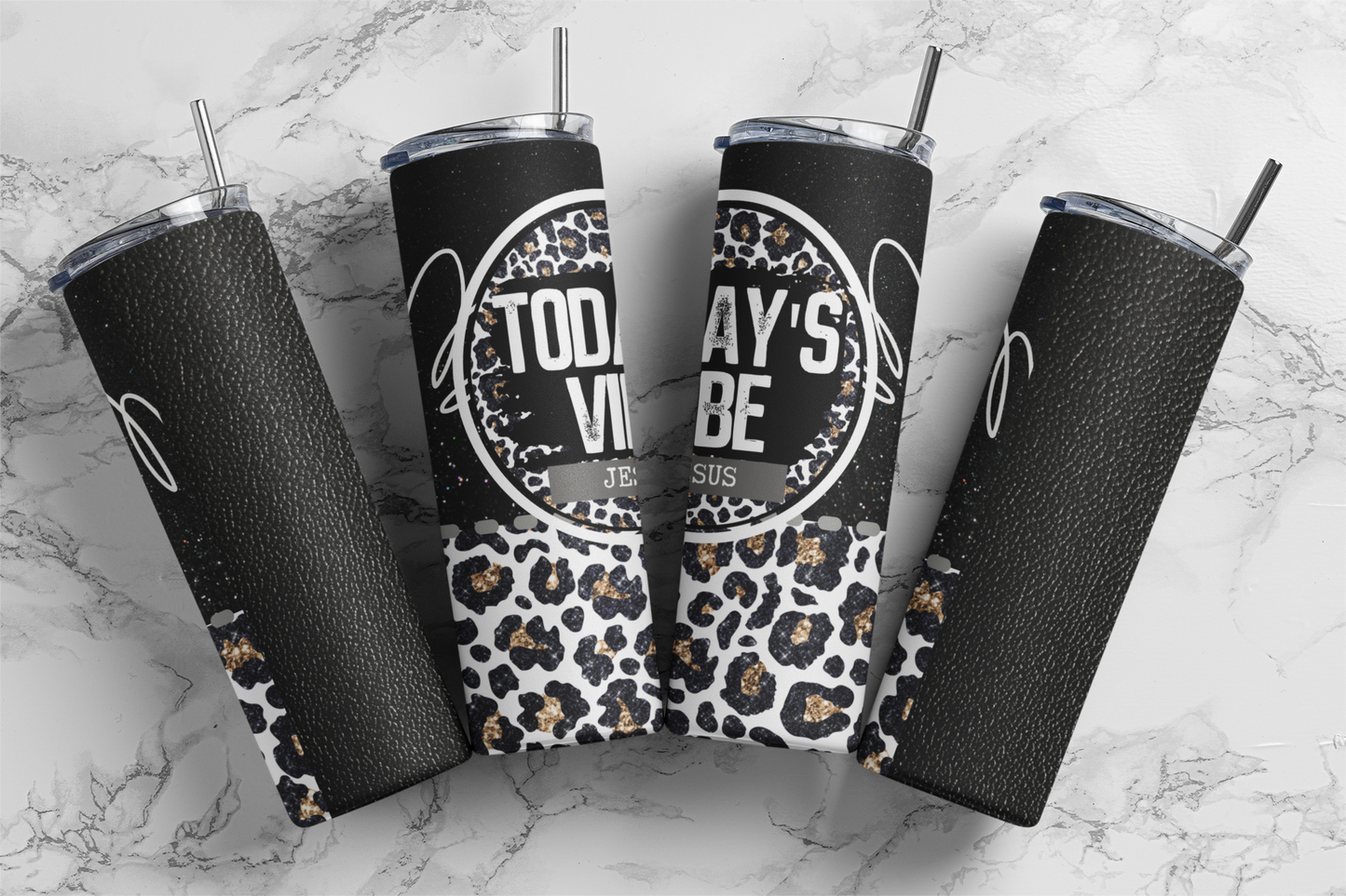 Today's Vibe Jesus - Digital Tumbler PNG