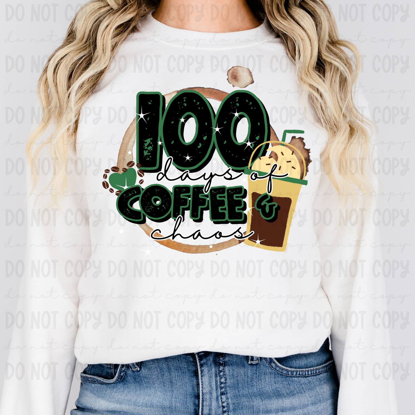 100 Days of Coffee & Chaos - PNG