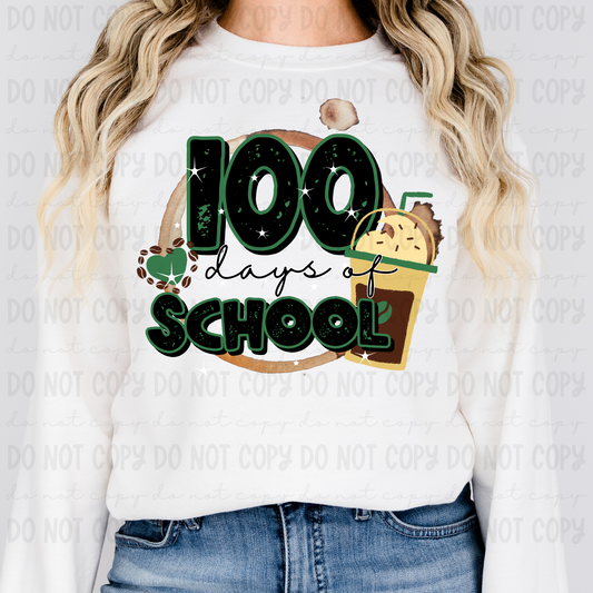 100 Days Of School Coffee - PNG