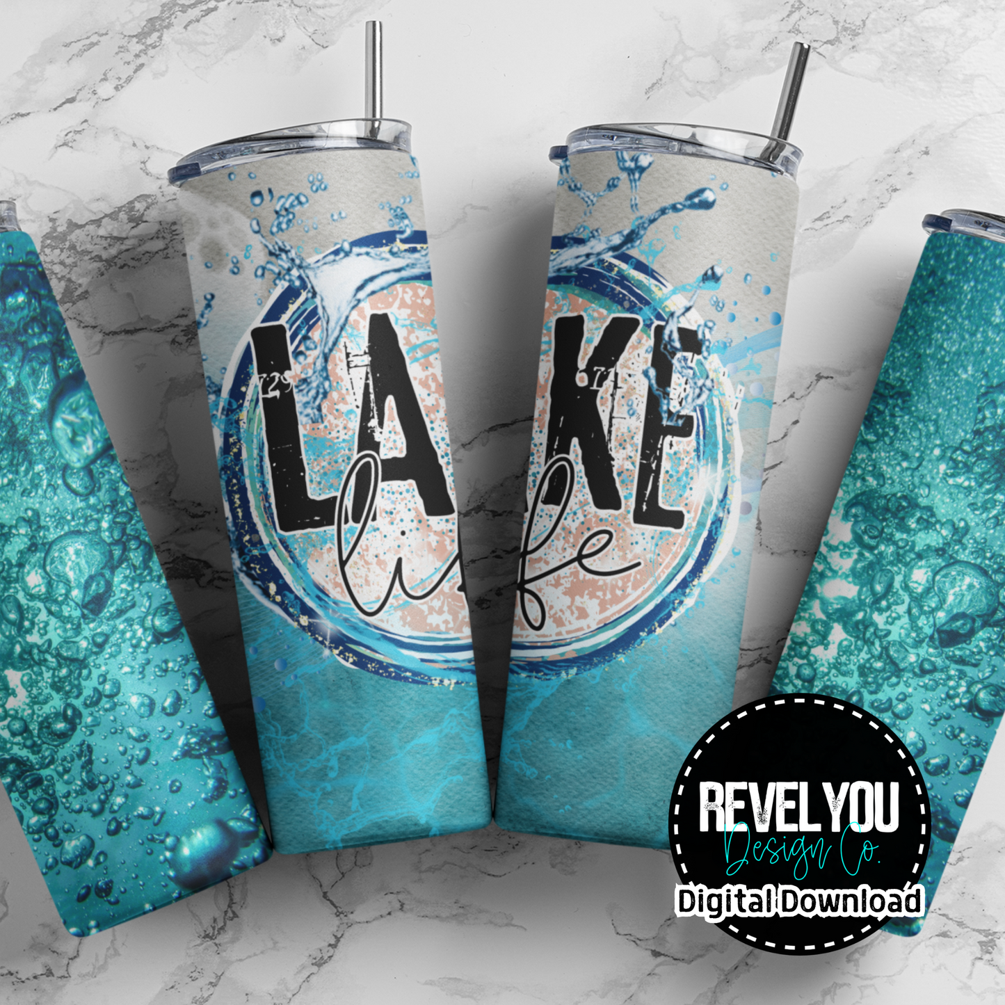 Lake/River/Beach Tumbler Bundle - Digital PNGs