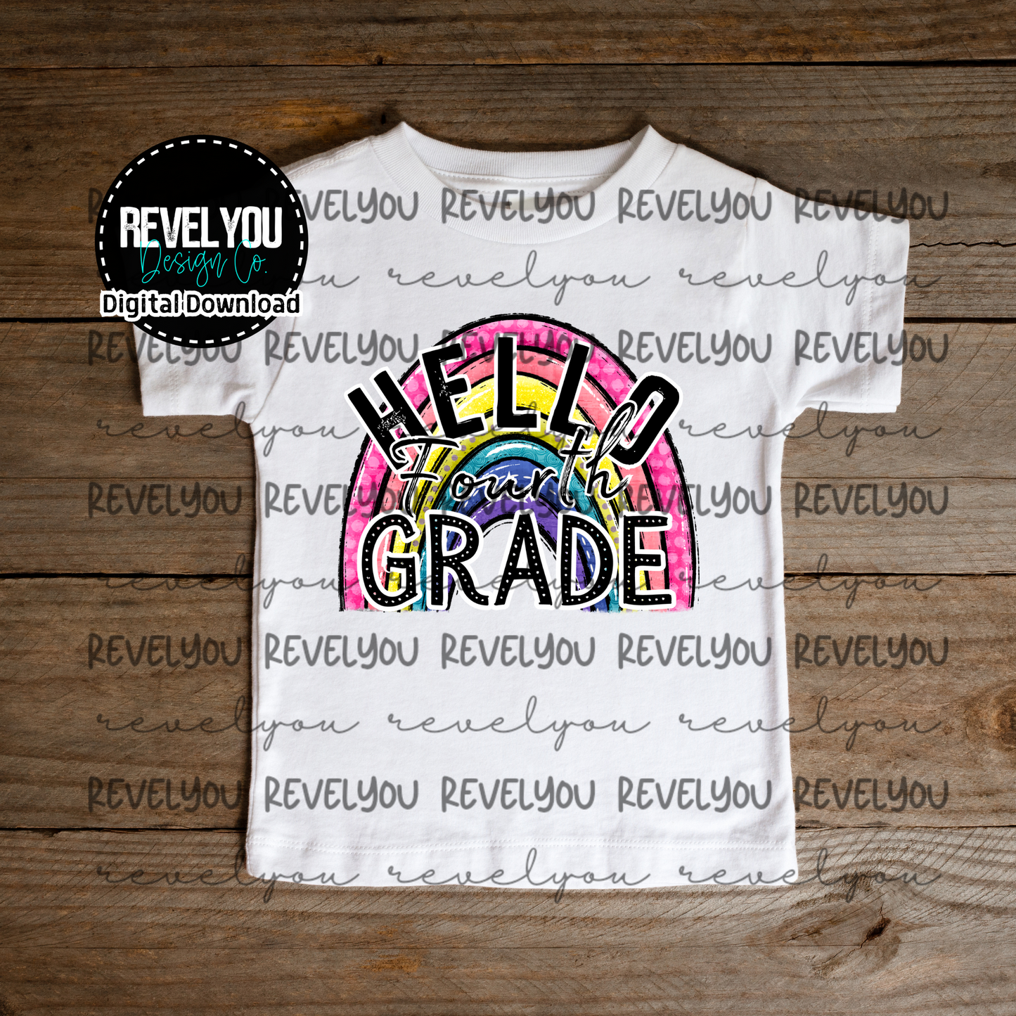 Hello Fourth Grade - PNG