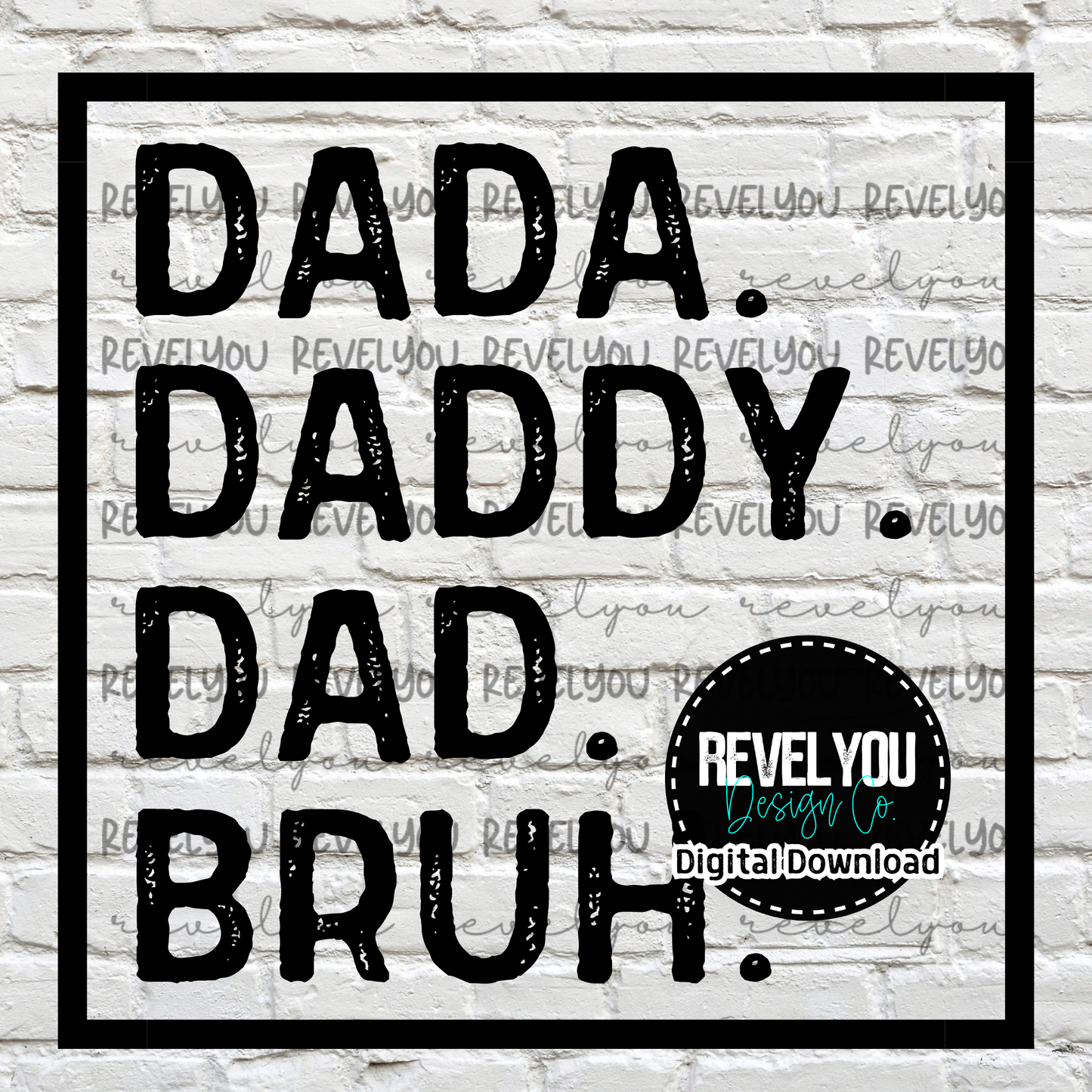 Dada Bruh *Black and White Files* - PNG