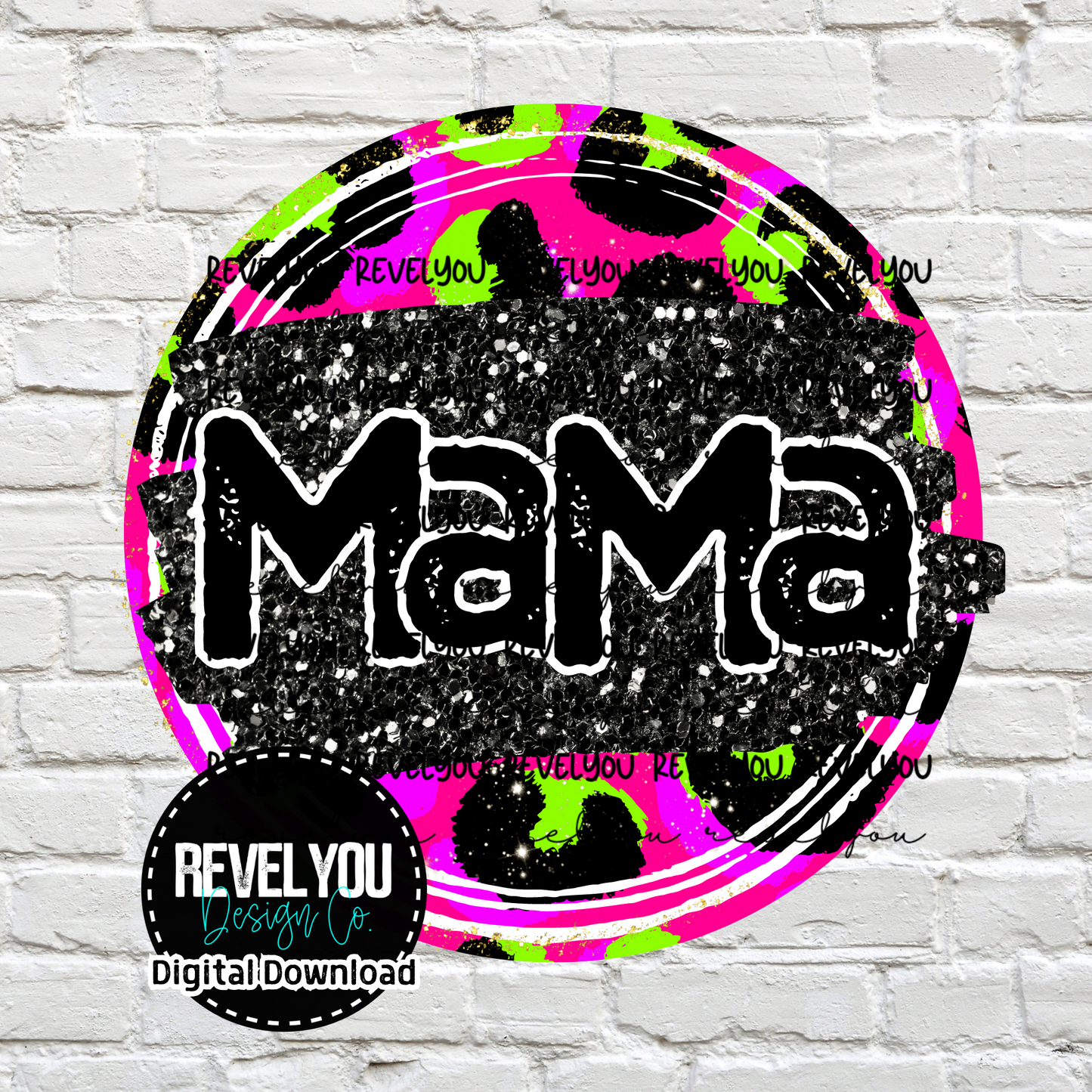 NEON LEOPARD BUNDLE - PNG