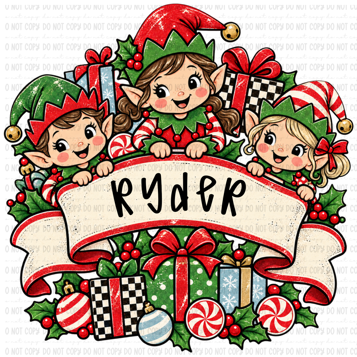 Christmas Personalization Bundle - PNGS