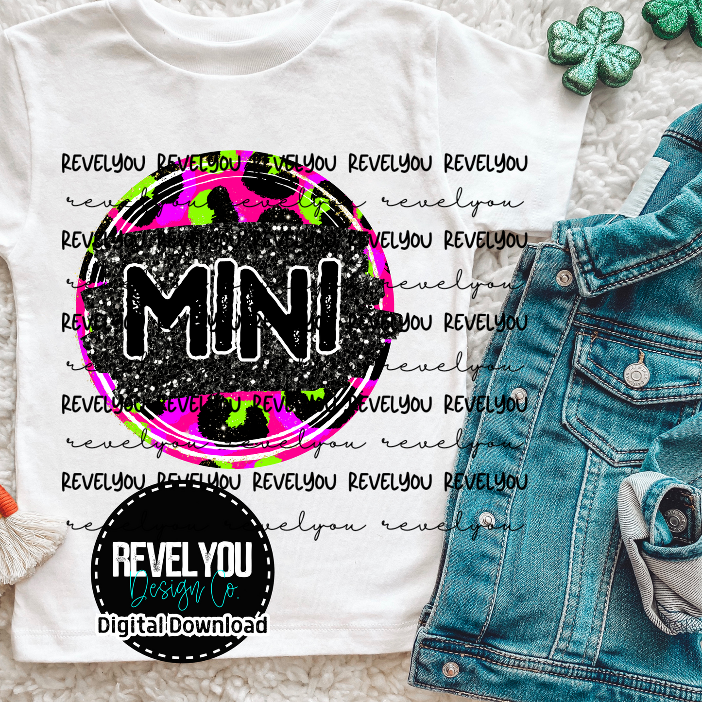 NEON LEOPARD BUNDLE - PNG