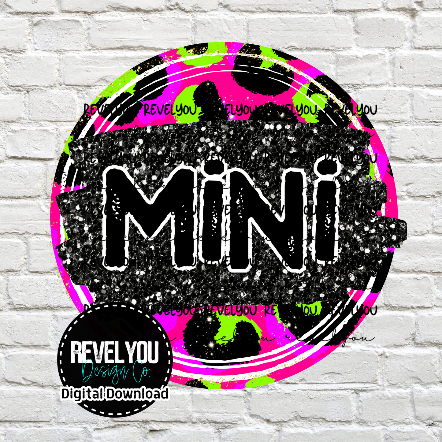 NEON LEOPARD BUNDLE - PNG