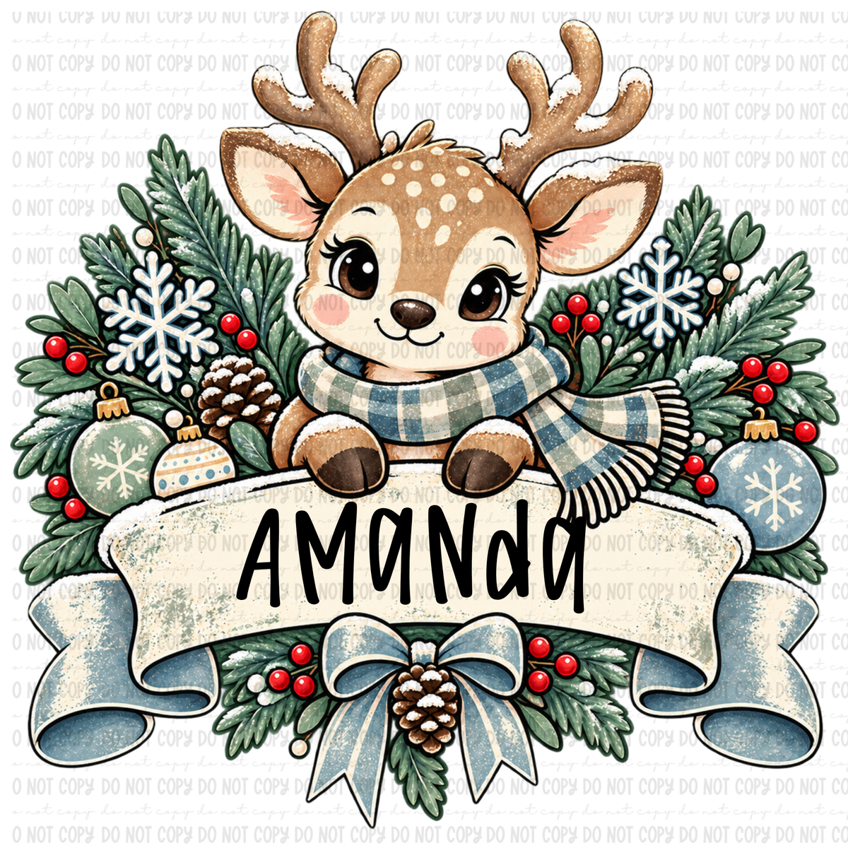 Christmas Personalization Bundle - PNGS