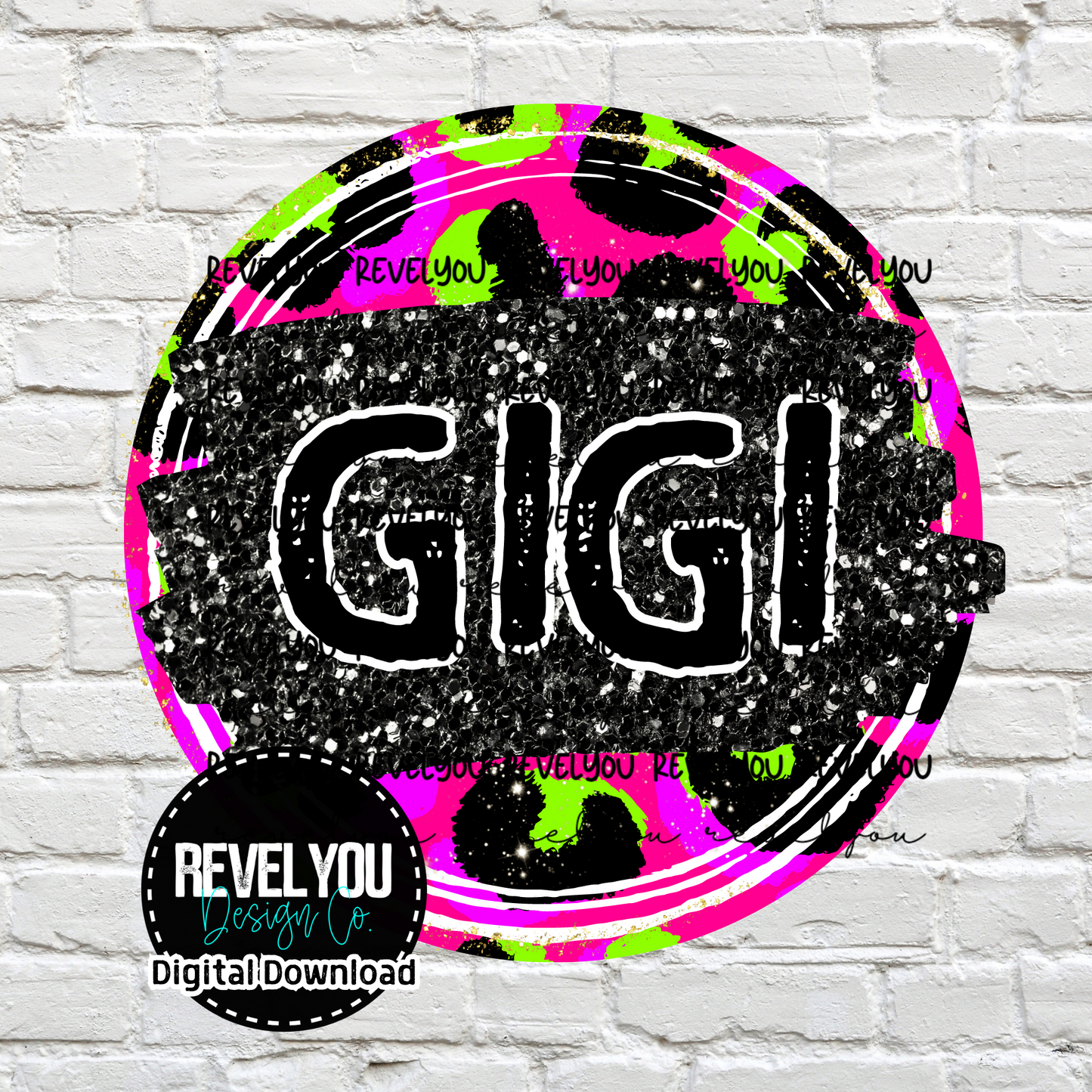 NEON LEOPARD BUNDLE - PNG