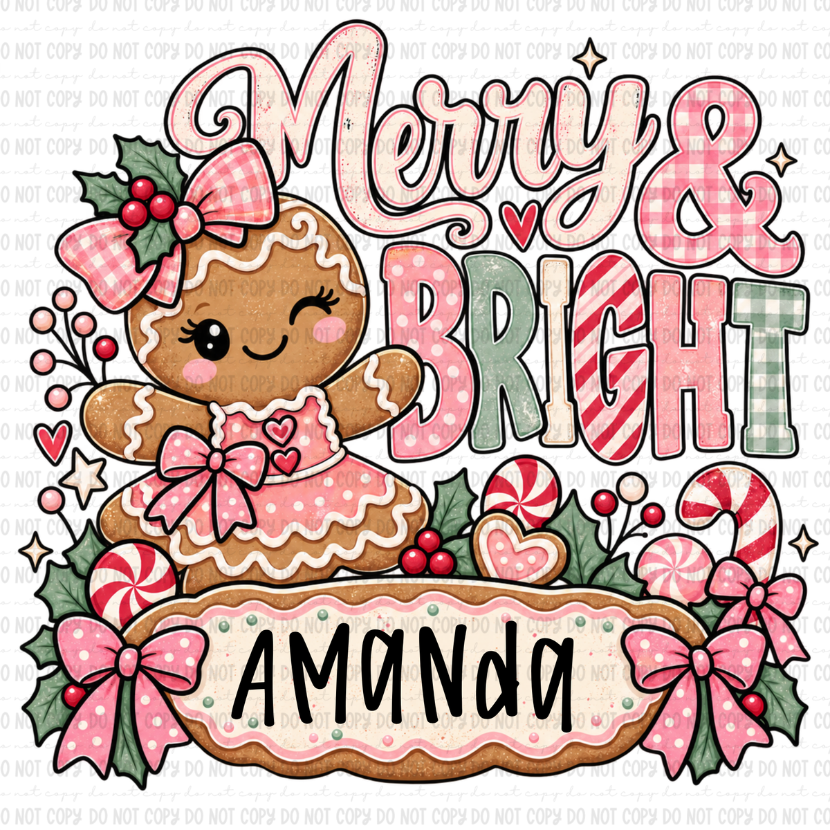 Christmas Personalization Bundle - PNGS