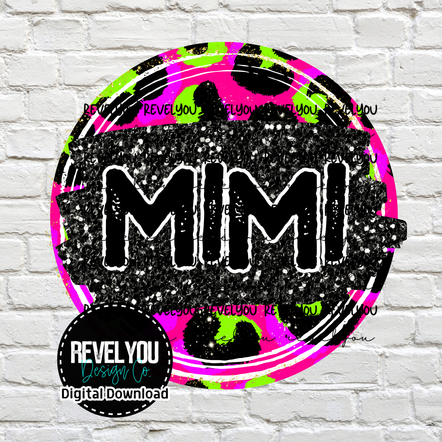 NEON LEOPARD BUNDLE - PNG